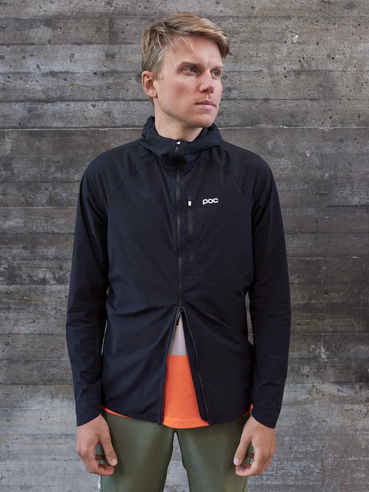 Kurtka rowerowa POC Motion Wind Jacket - Ur. Black - Image 4