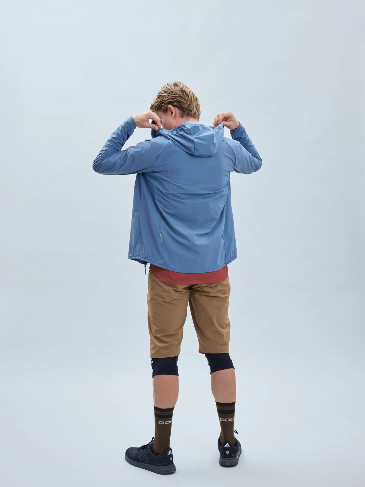 Kurtka rowerowa POC Motion Wind Jacket - Calcite Blue - Image 6