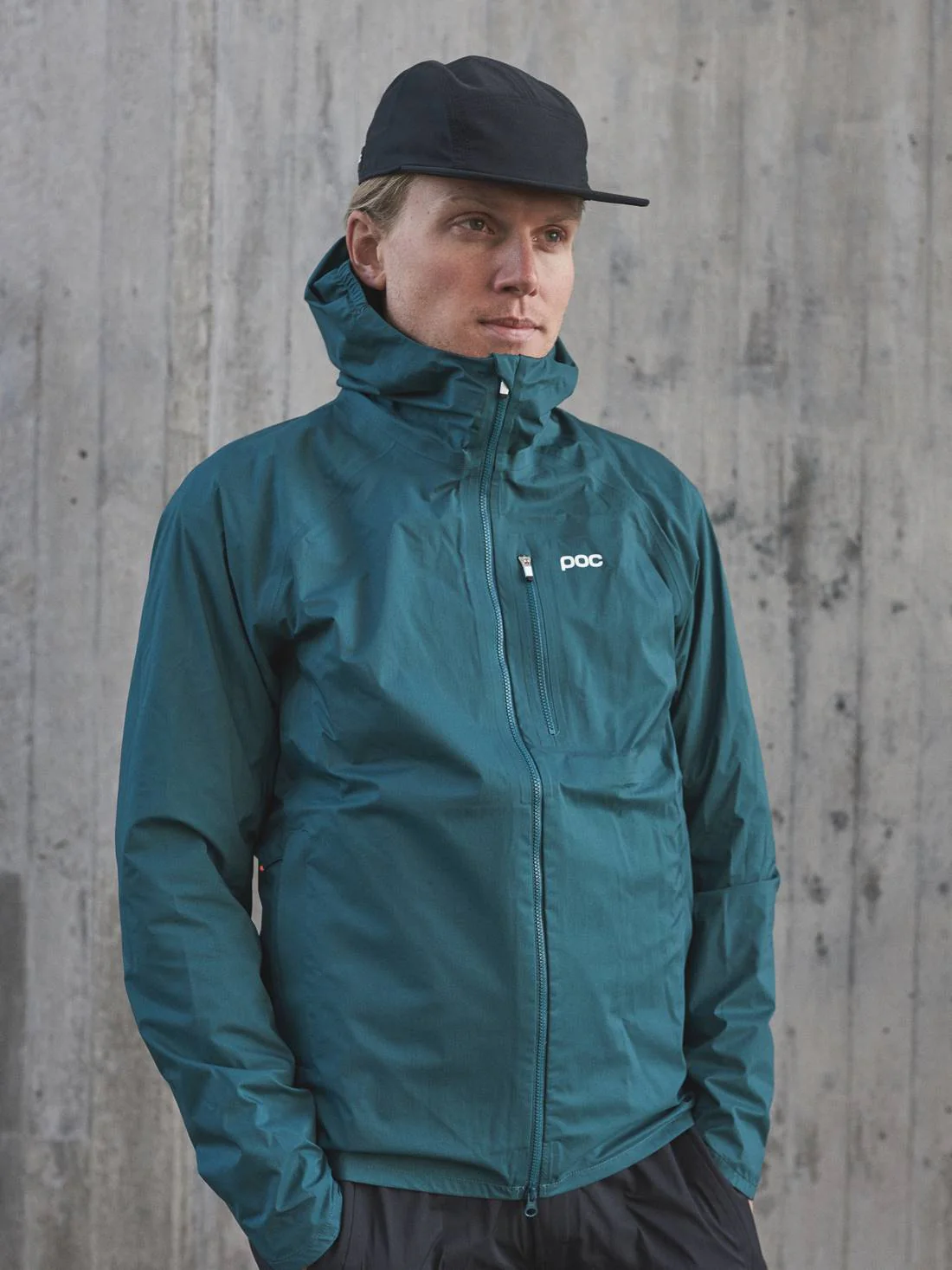 Kurtka rowerowa POC M's MOTION Rain Jacket - Dioptase Blue - Image 2