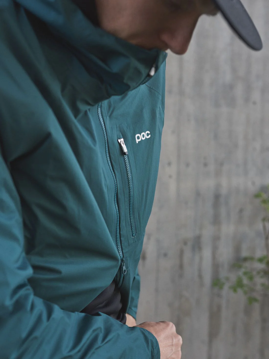 Kurtka rowerowa POC M's MOTION Rain Jacket - Dioptase Blue - Image 3