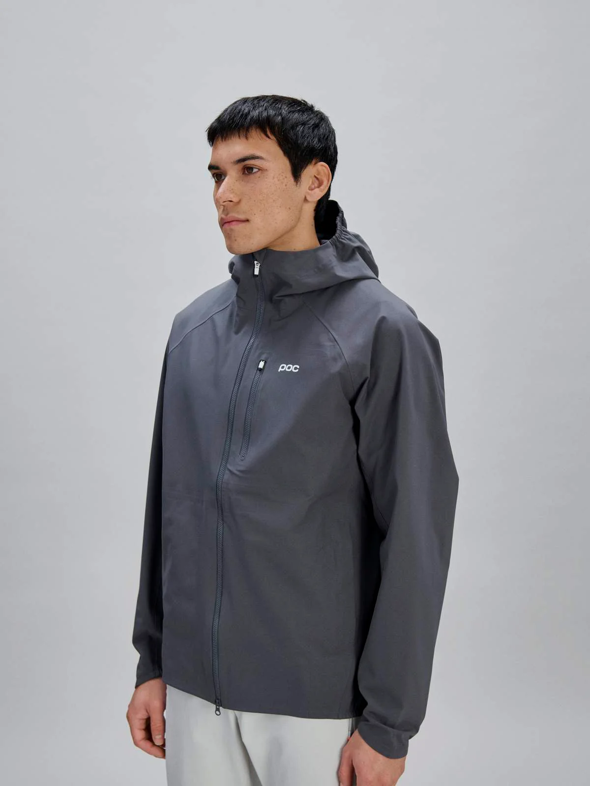 Kurtka rowerowa POC M's Motion Rain Jacket - Sylvanite Grey - Image 2
