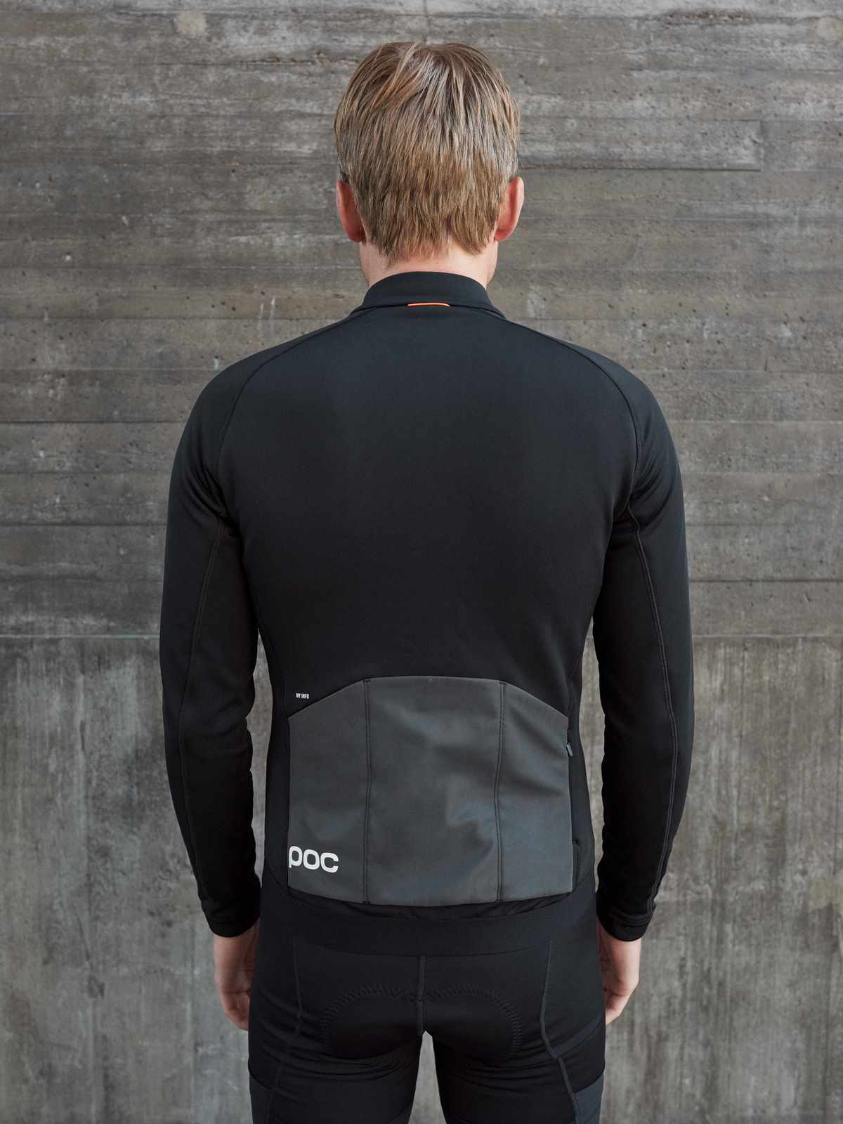 Kurtka rowerowa POC M's Thermal Jacket - Ur. Black - Image 4
