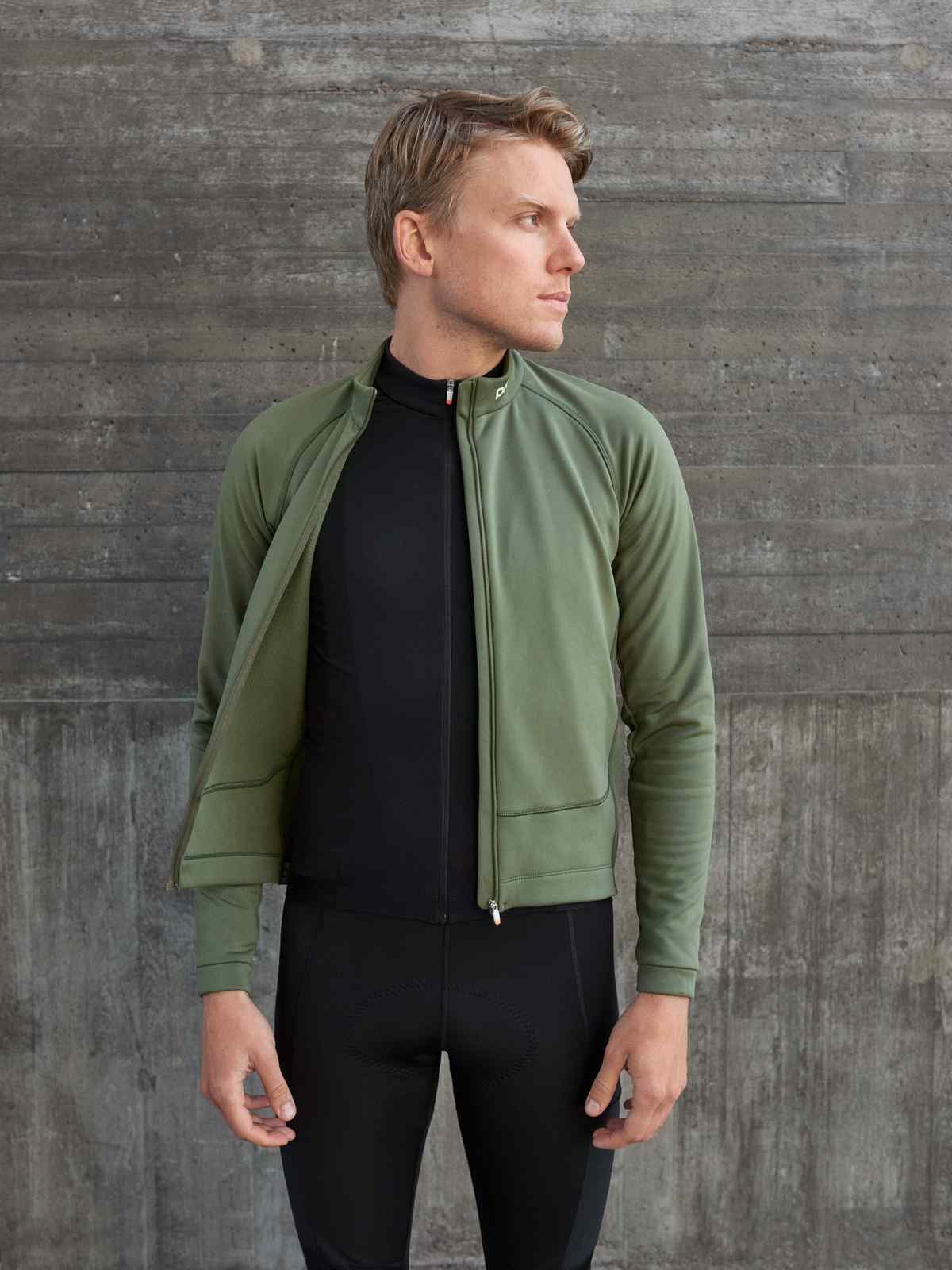 Kurtka rowerowa POC M's Thermal Jacket - Epidote Green - Image 3