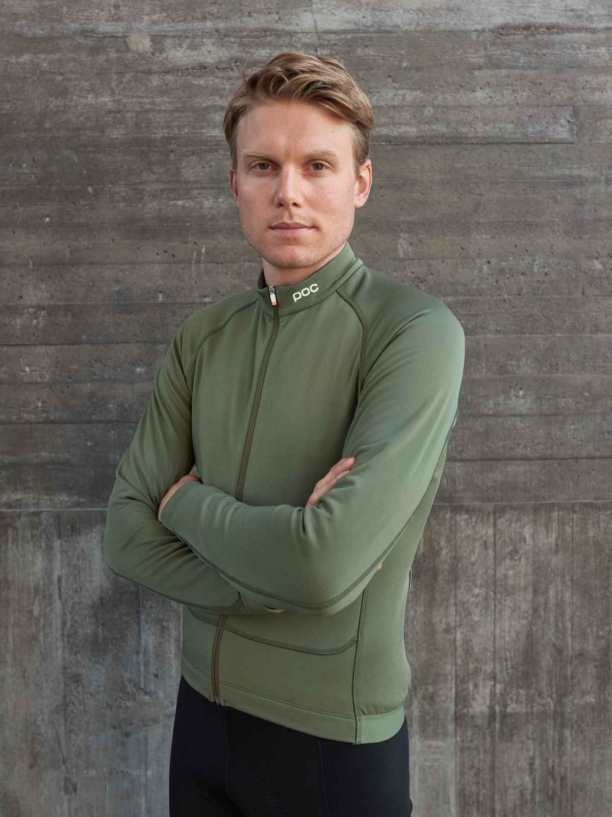 Kurtka rowerowa POC M's Thermal Jacket - Epidote Green - Image 6