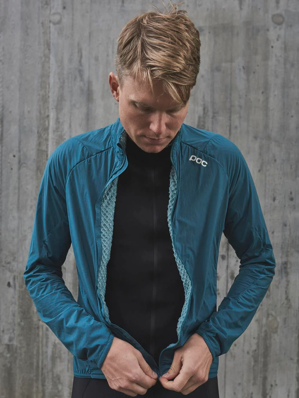 Kurtka rowerowa POC PRO THERMAL Jacket - Dioptase Blue - Image 4