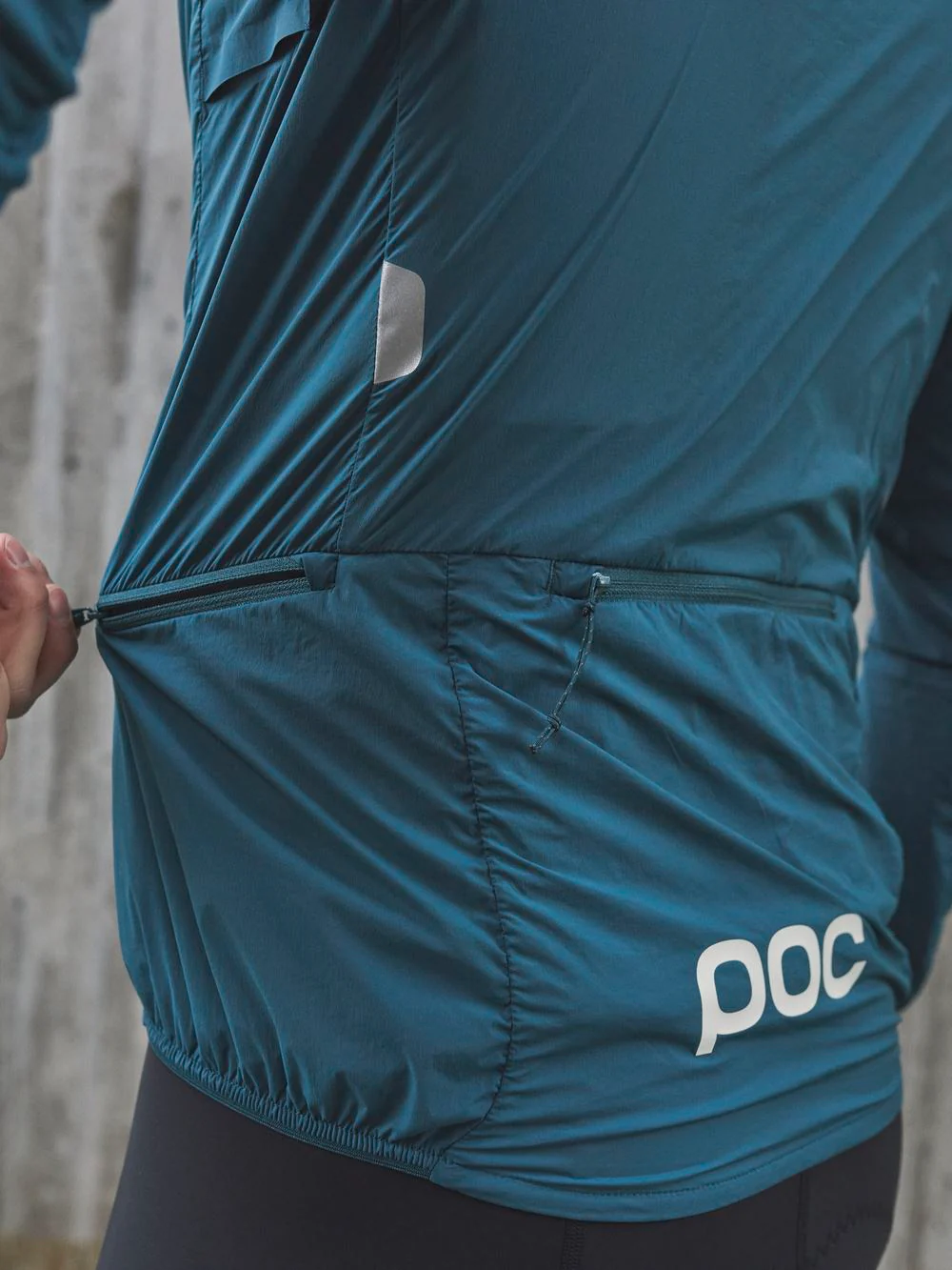 Kurtka rowerowa POC PRO THERMAL Jacket - Dioptase Blue - Image 5