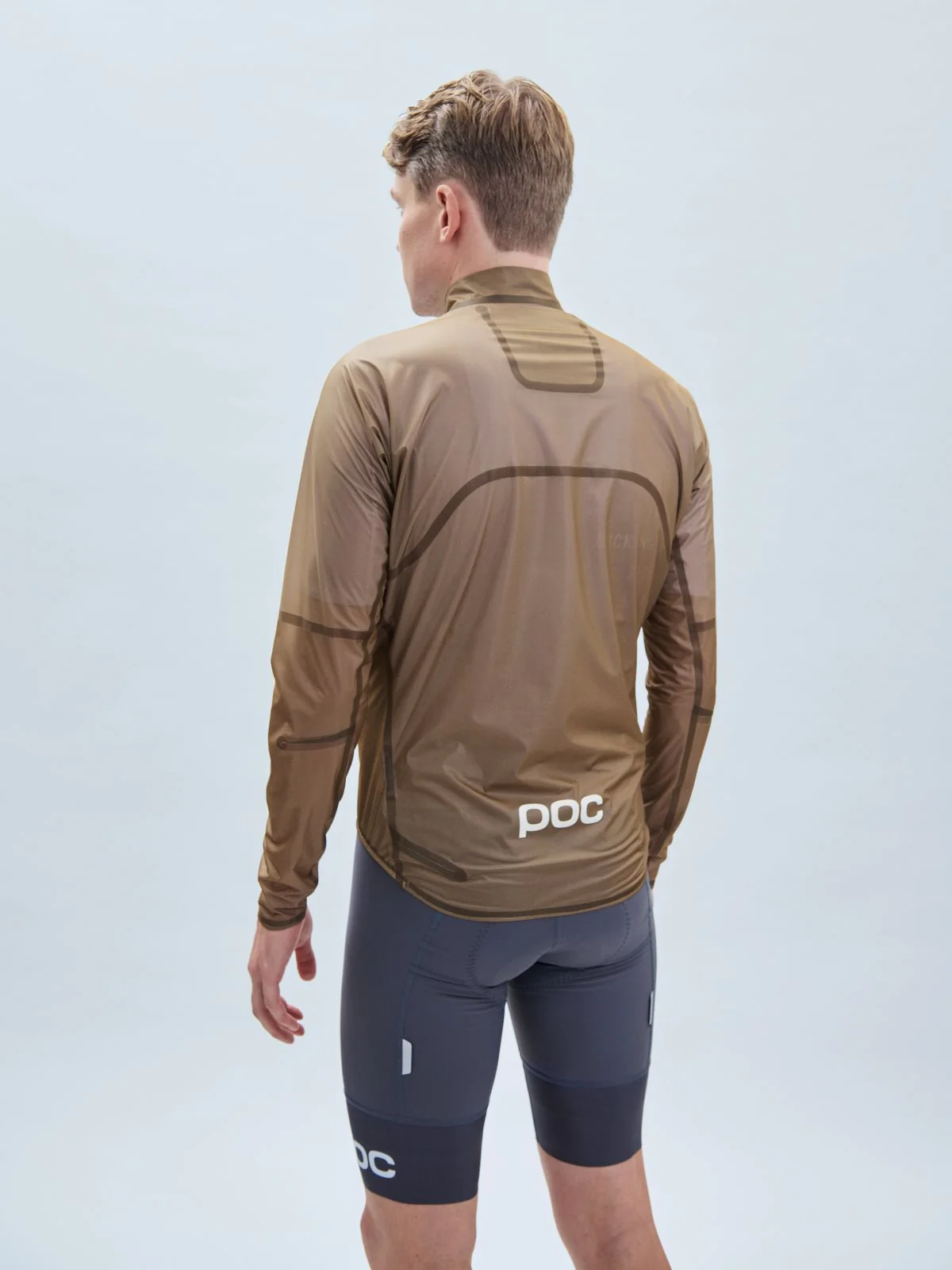 Kurtka rowerowa POC The Supreme Rain Jacket - Jasper Brown - Image 3