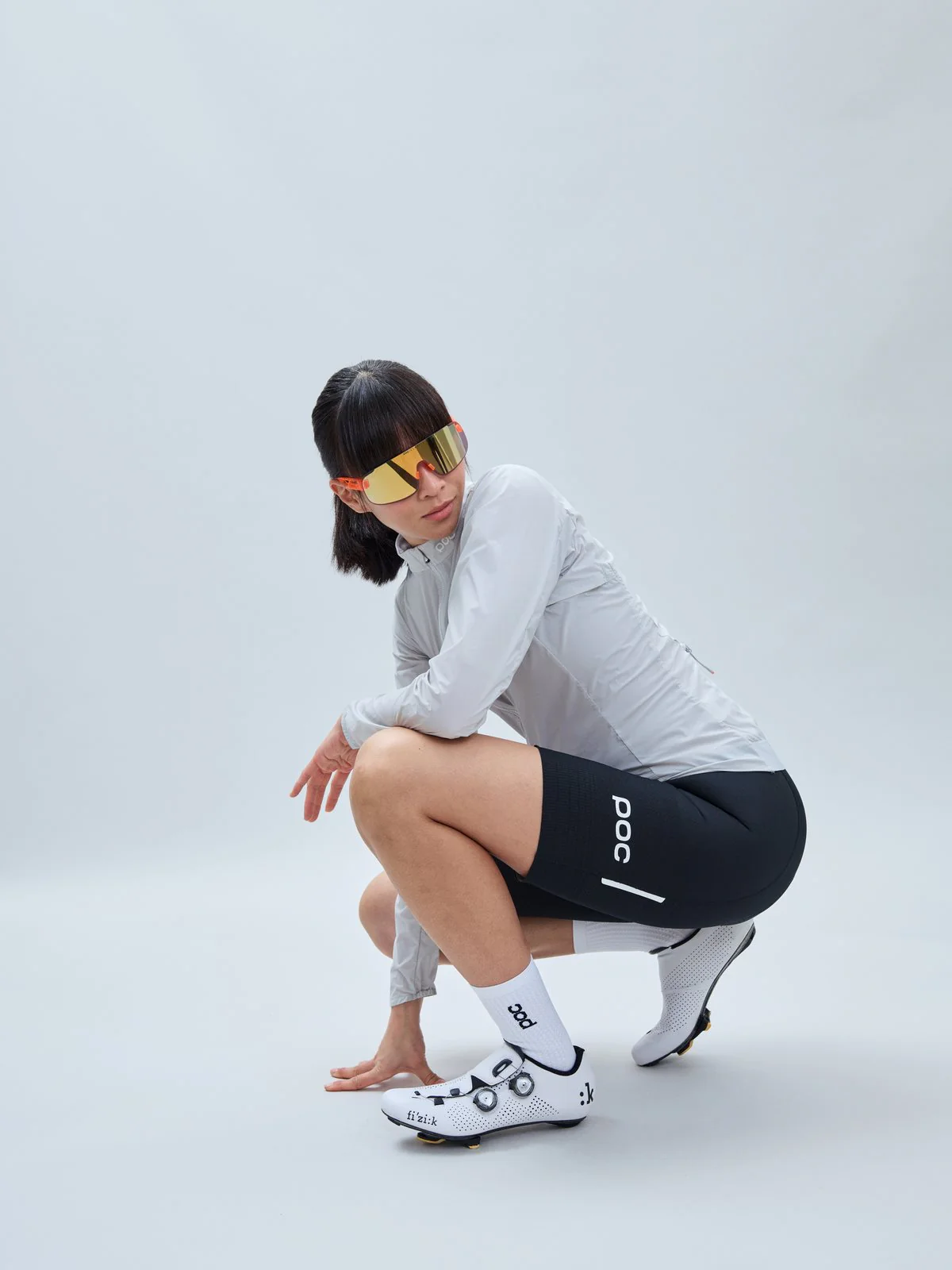 Kurtka rowerowa POC W's Essential Splash Jacket - Granite Grey - Image 6