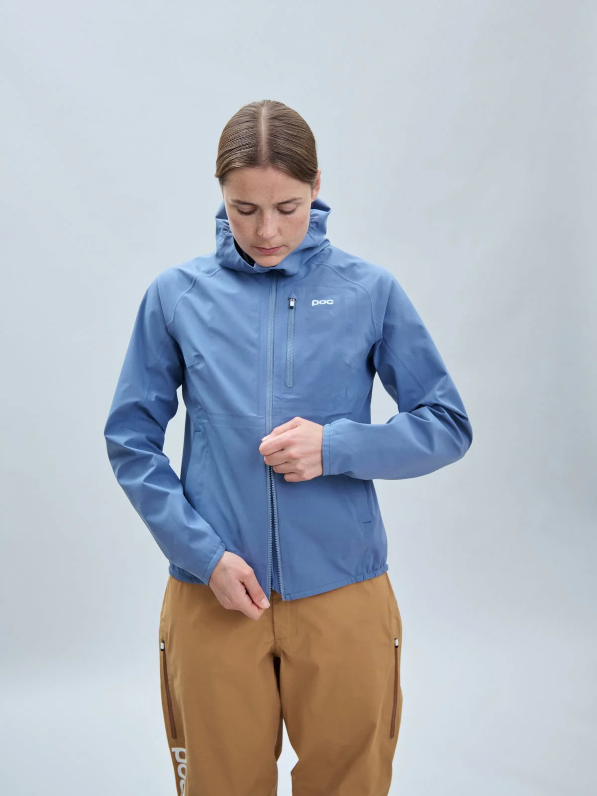 Kurtka rowerowa POC W's Motion Rain Jacket niebieski - Image 6