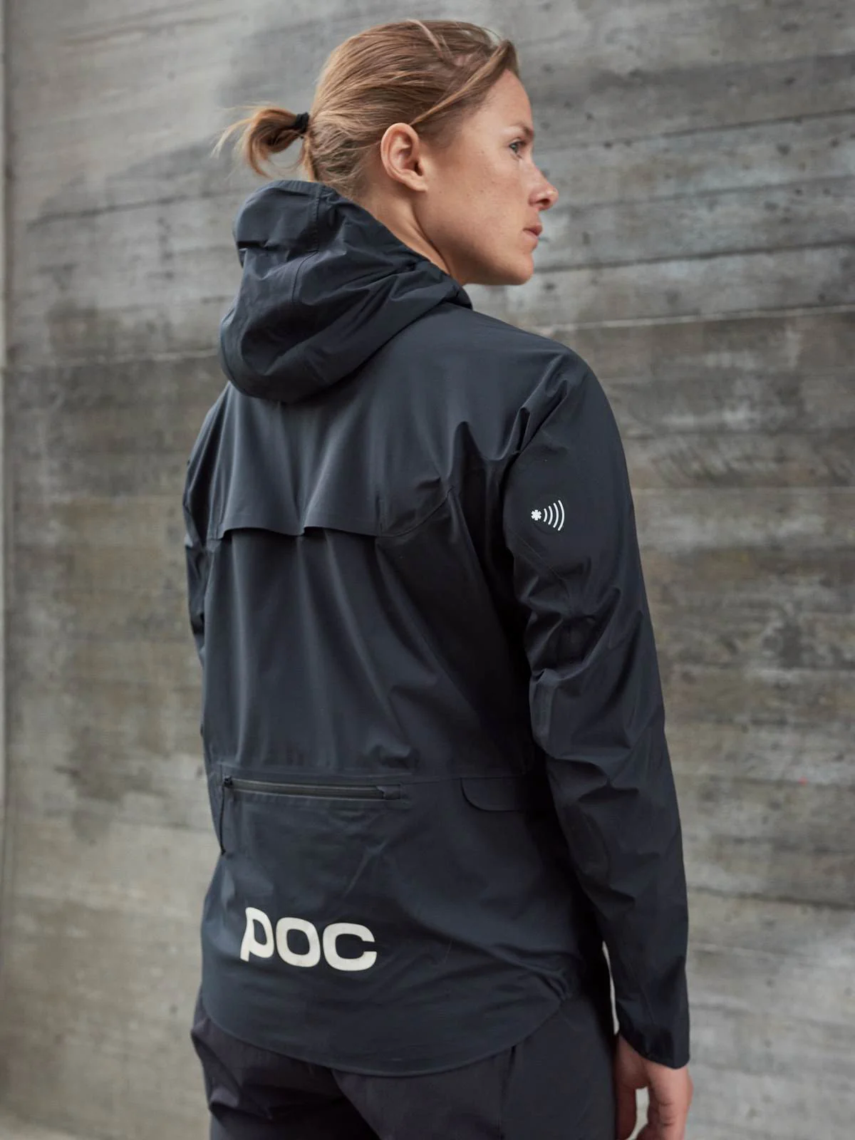 Kurtka rowerowa POC W'S SIGNAL ALL-WEATHER Jacket - Ur. Black - Image 4
