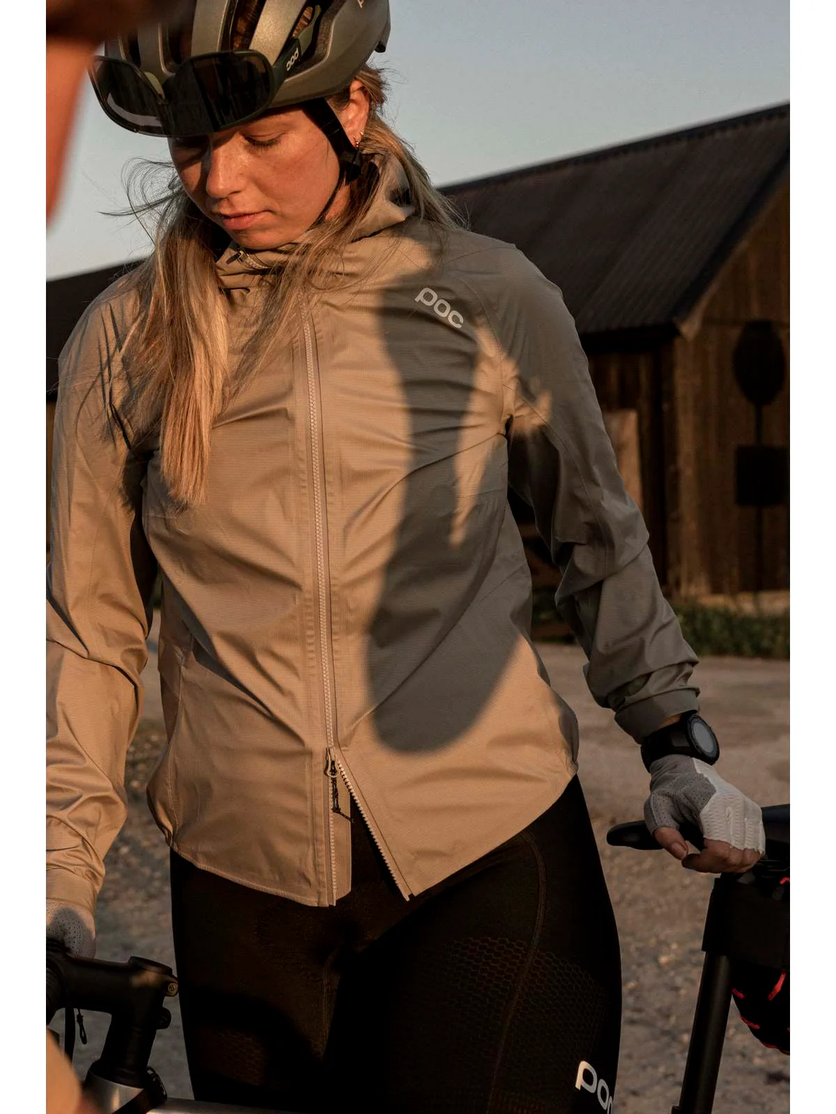 Kurtka rowerowa POC W'S SIGNAL ALL-WEATHER Jacket - Moonstone Grey - Image 3