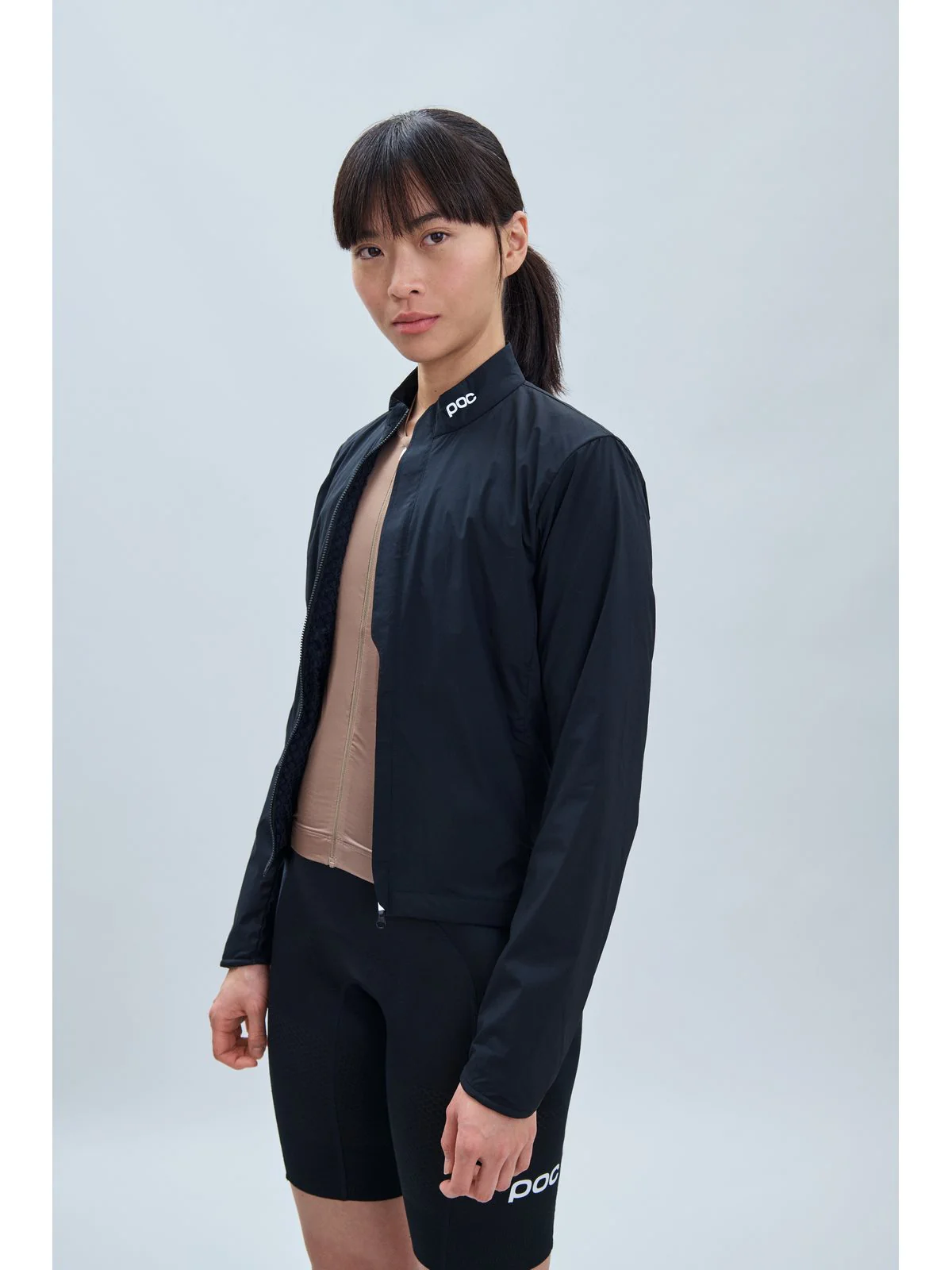 Kurtka rowerowa POC W's Thermal Splash Jacket - Uran. Black - Image 3