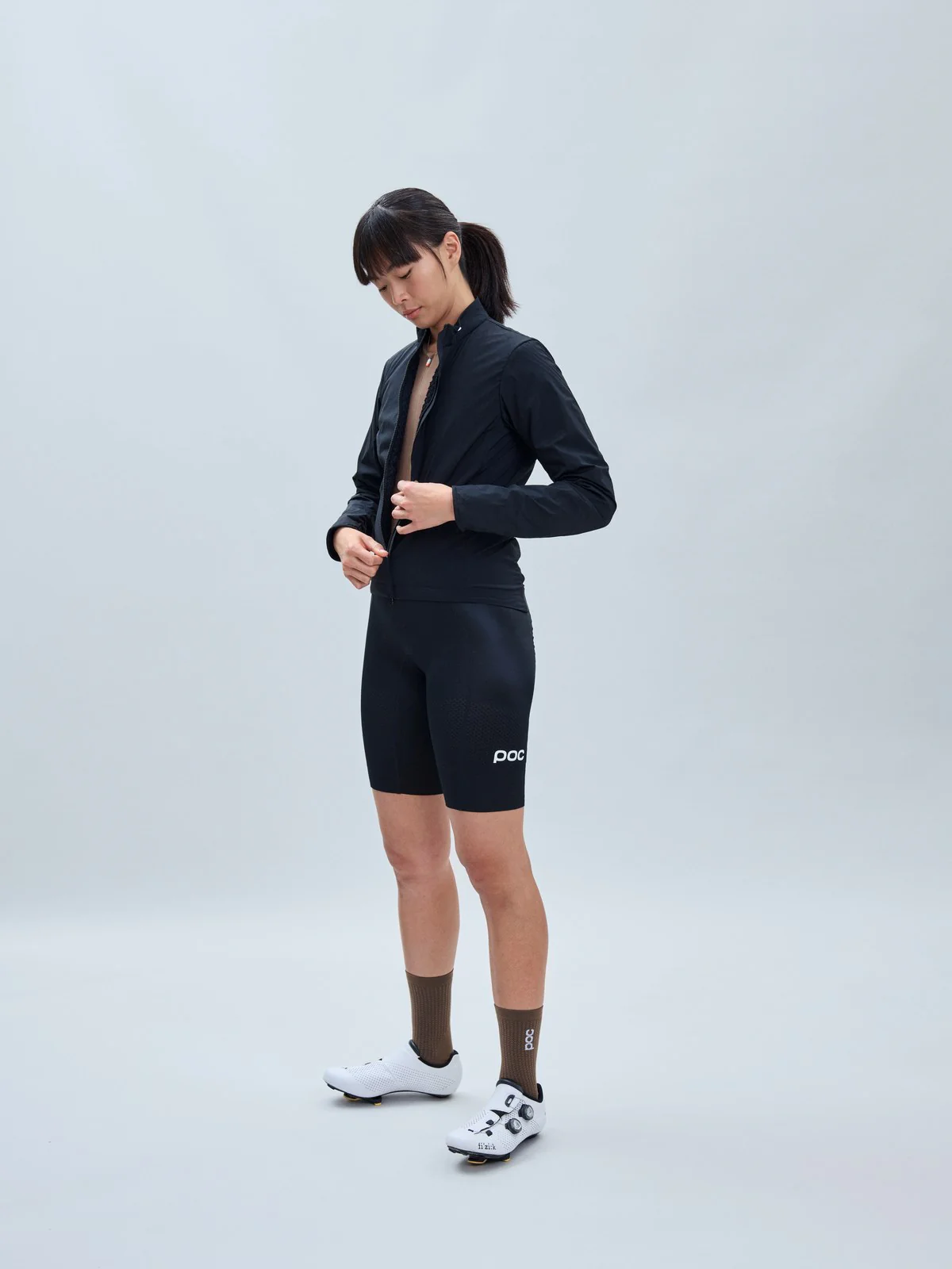 Kurtka rowerowa POC W's Thermal Splash Jacket - Uran. Black - Image 5