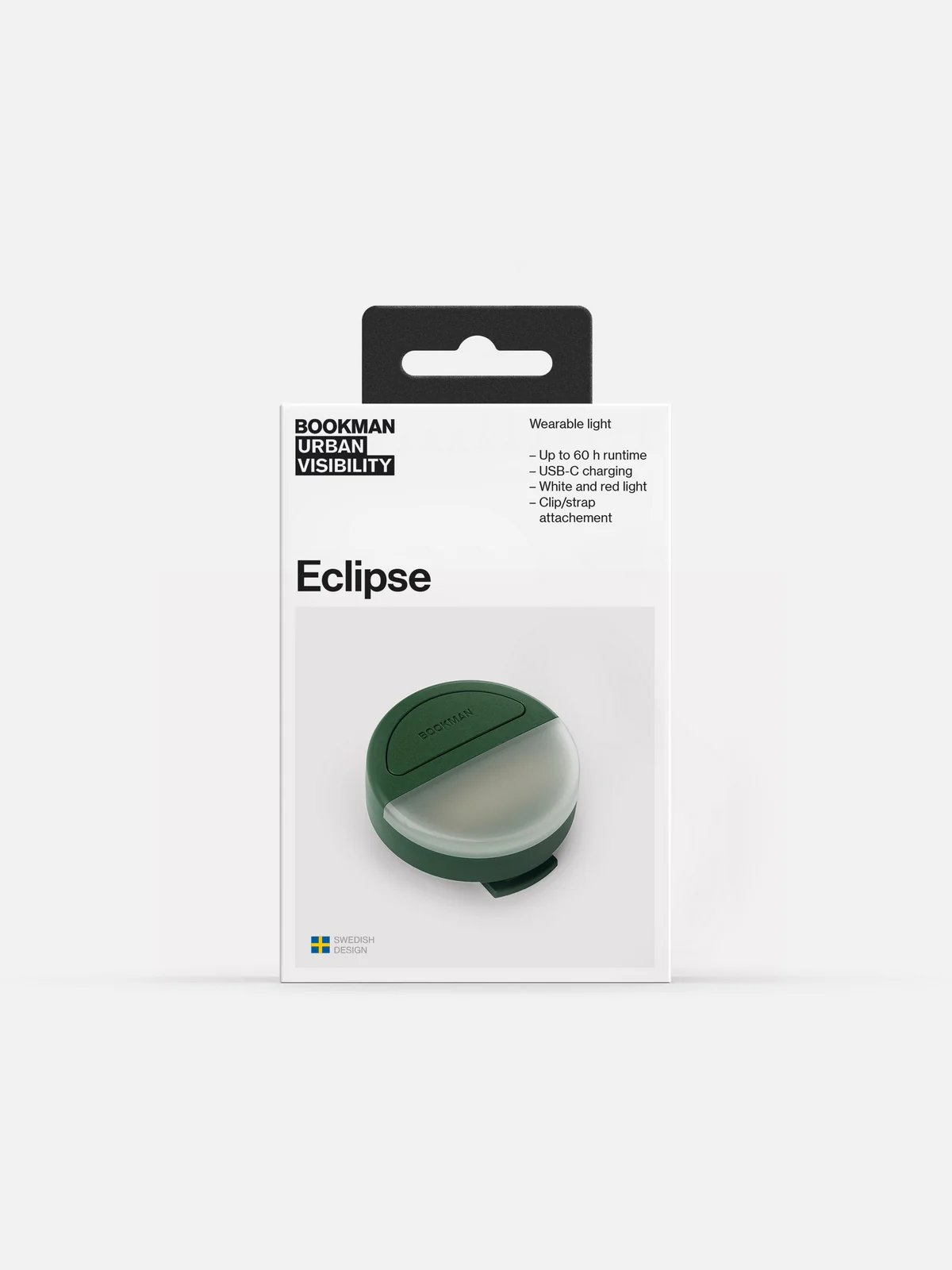Lampka rowerowa BOOKMAN Eclipse zielony - Image 4