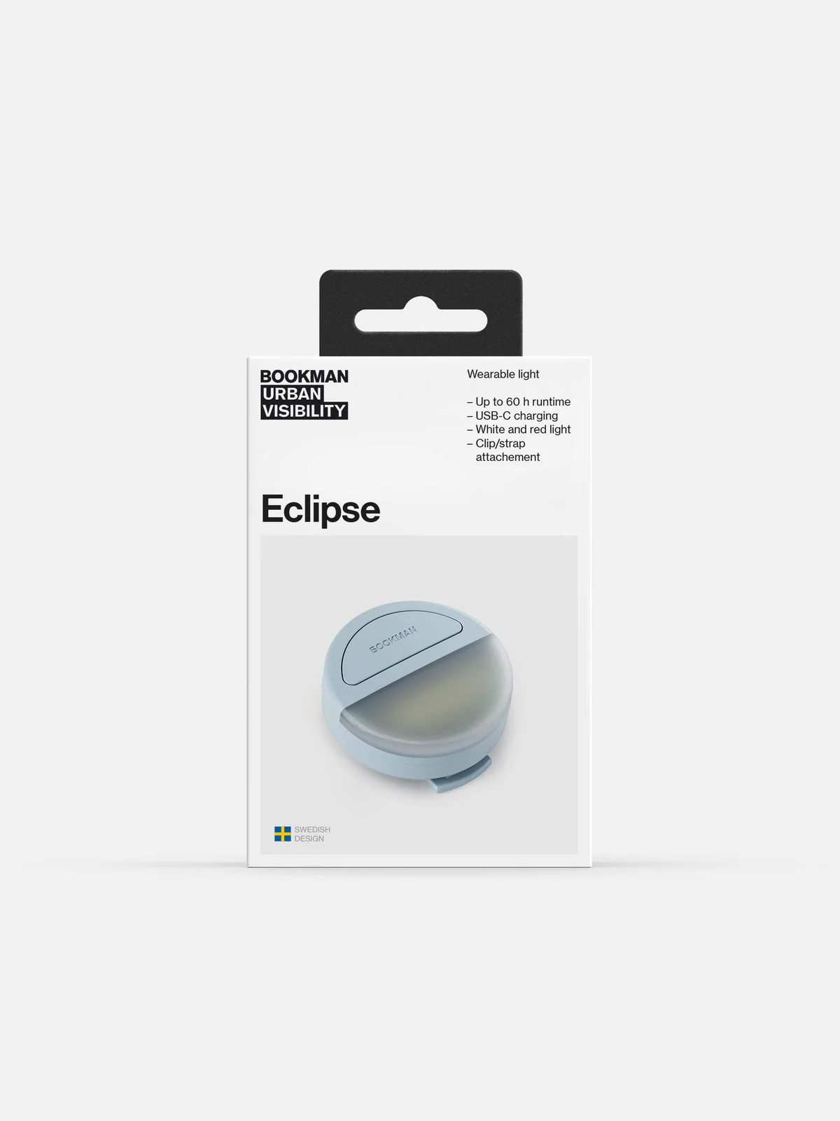 Lampka rowerowa BOOKMAN Eclipse niebieski - Image 4