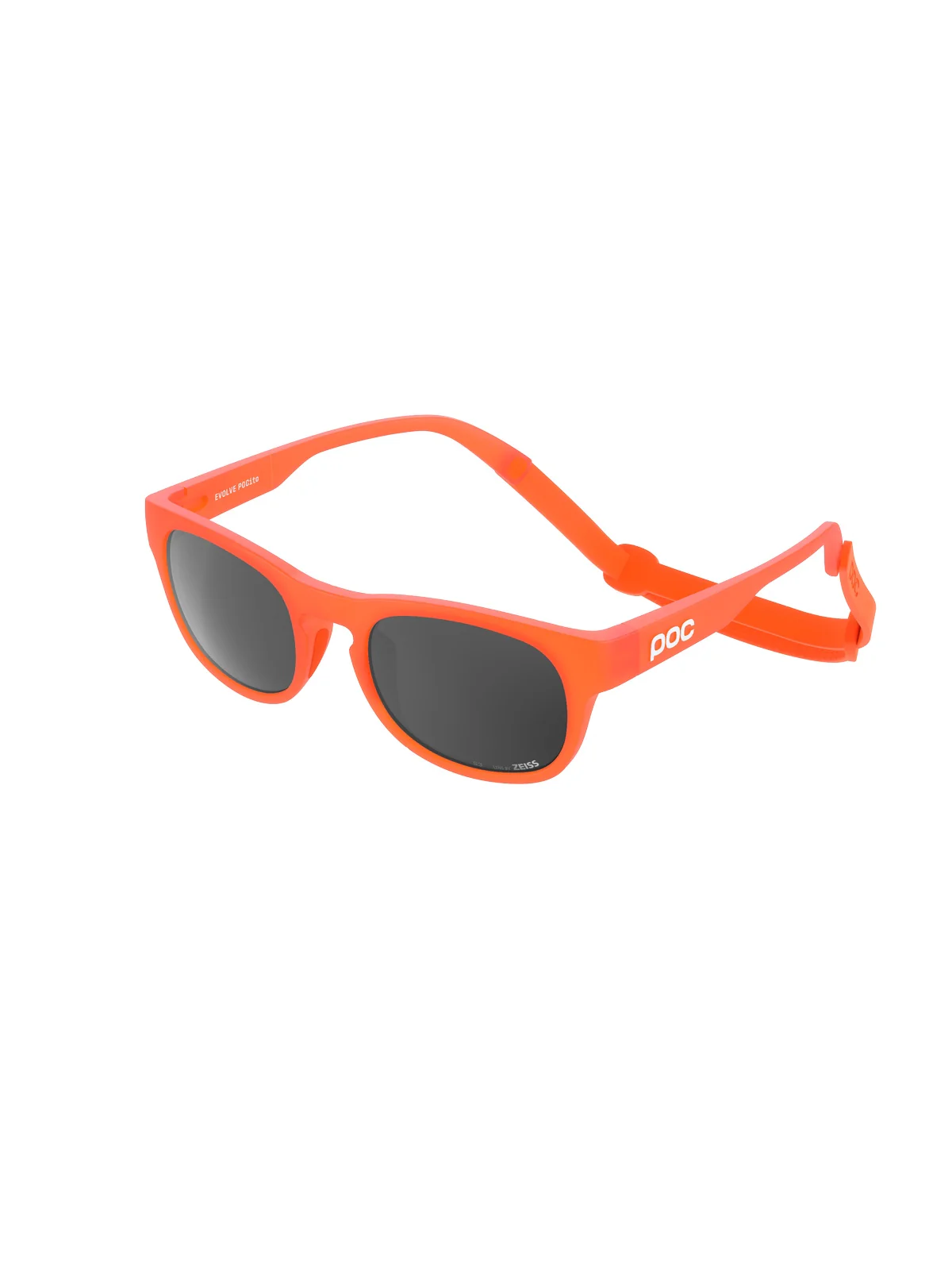 Okulary dziecięce POC Evolve - Fluo Orange/Clarity Pocito/Sunny Grey - Image 3
