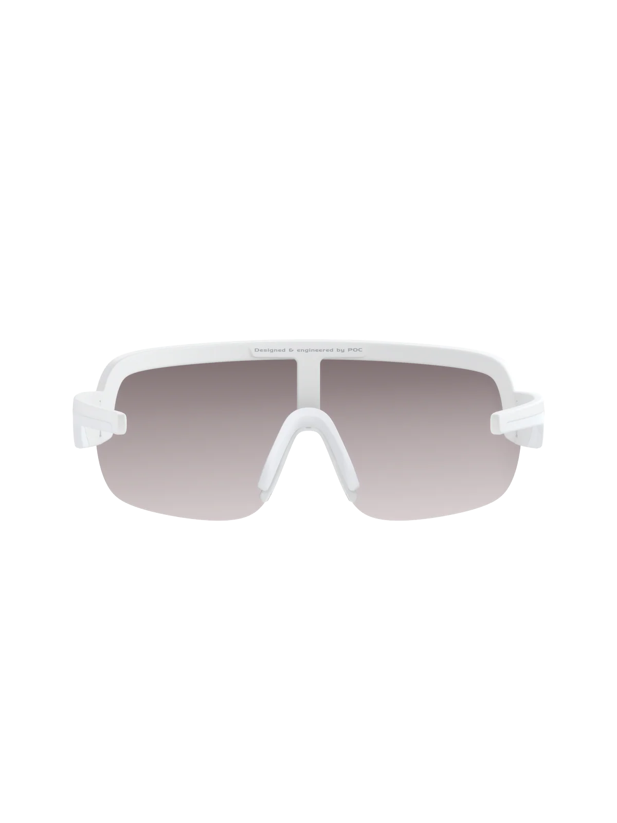 Okulary POC AIM - Hydr. White - Clarity ROAD Violet/Silver Mirror Cat 3 - Image 4