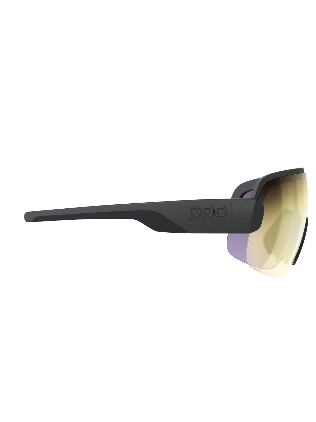 Okulary POC AIM - Ur. Black - Clarity ROAD Violet/Gold Mirror Cat 2 - Image 3
