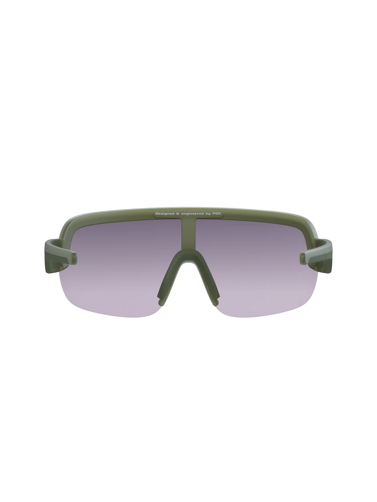 Okulary POC AIM - Epid. Green Translucent - Clarity ROAD | Violet/Silver Mirror Cat 3 - Image 6