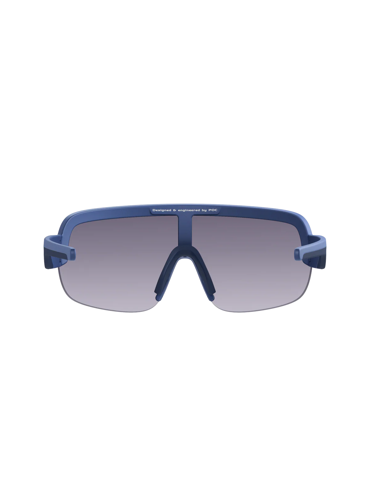 Okulary POC AIM - Lead Blue - Clarity ROAD.Violet/Gold Mirror Cat 2 - Image 4