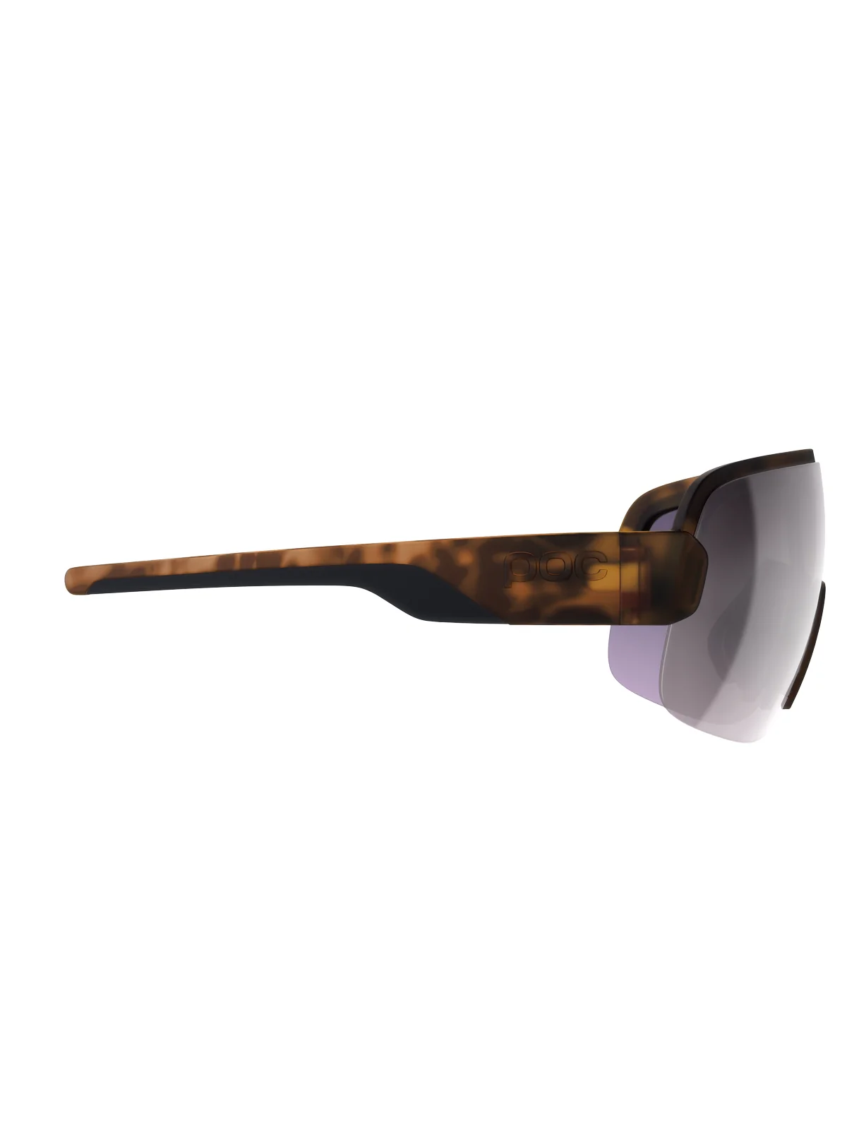 Okulary POC AIM - Tortoise Brown - Clarity ROAD Violet/Silver Mirror Cat 3 - Image 3