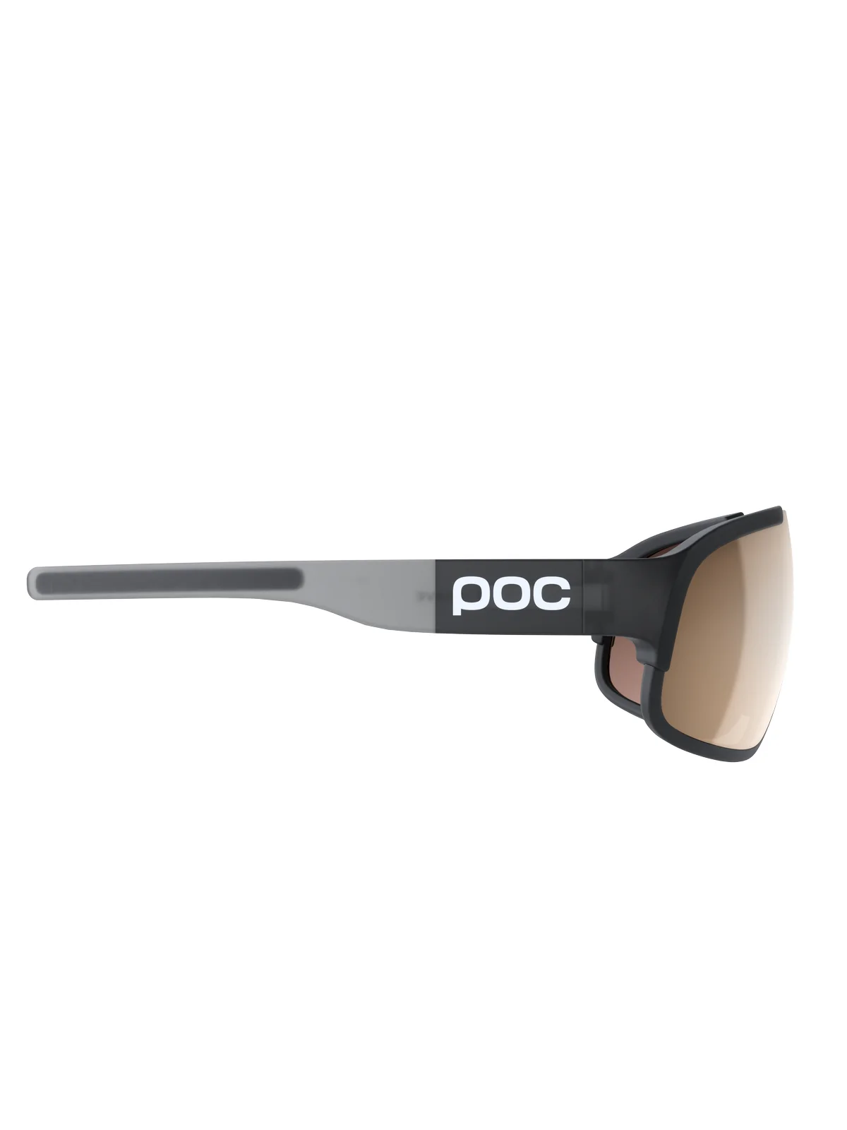 Okulary rowerowe POC Crave Wide Fit - Ur. Black Translucent/Grey | Clarity Trail/Partly Sunny Silver Cat 2 - Image 2
