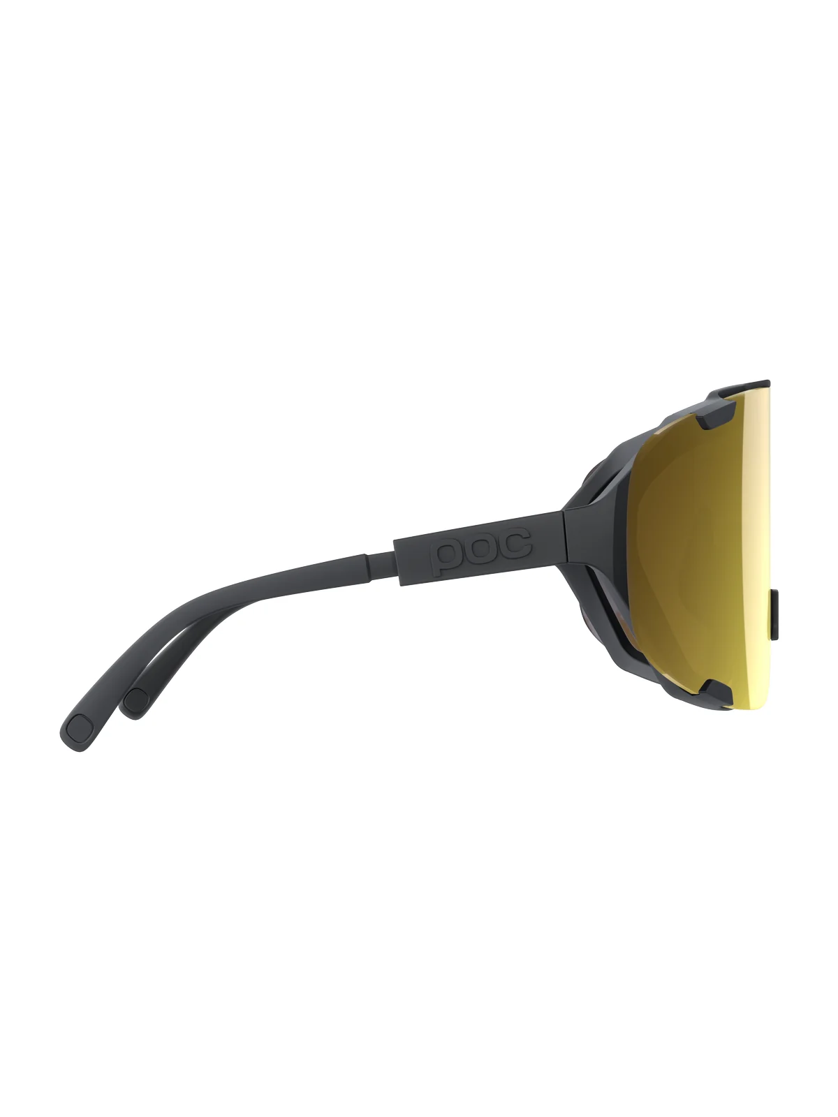 Okulary przeciwsłoneczne POC Devour - Ur. Black/Clarity Road/Partly Sunny Gold Cat.2 - Image 2