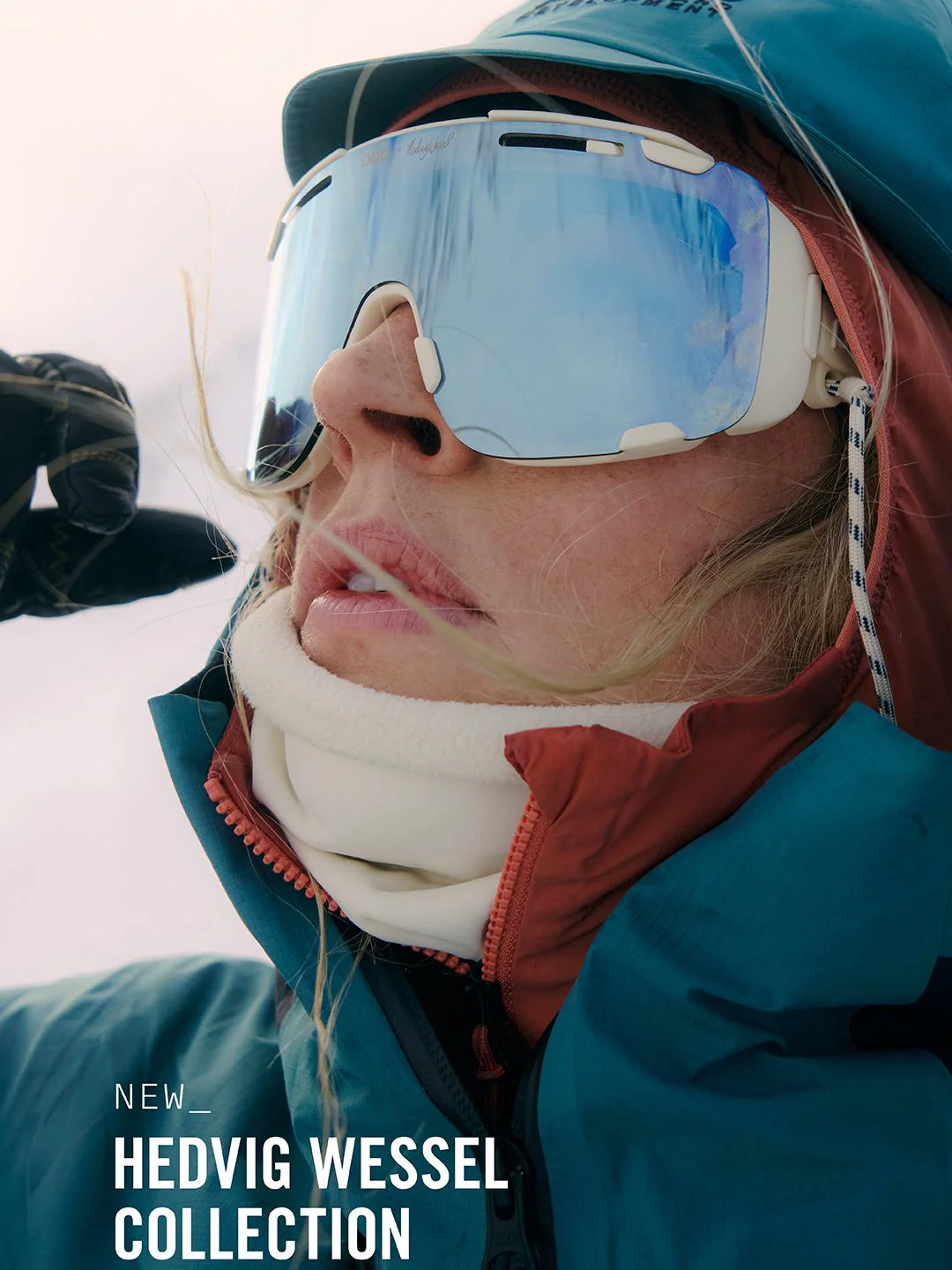 Okulary POC Devour Glacial Hedvig Wessel Ed. Piggtind White/Clarity Universal/Sunny Azure - Image 2