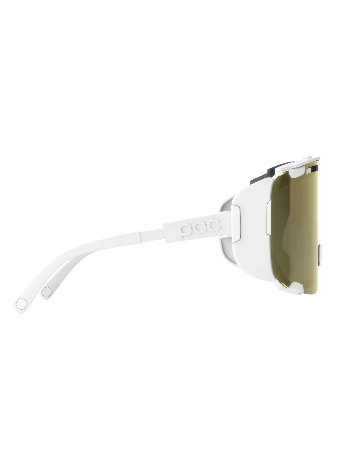 Okulary przeciwsłoneczne POC Devour Glacial - Hydr. White/Clarity Universal/Sunny Gold Cat 3 - Image 2