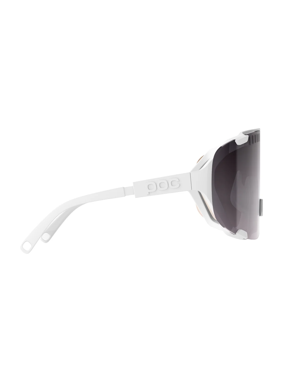 Okulary POC DEVOUR - Hydr. White - Clarity Trail Brown/Silver Mirror Cat 2 - Image 4