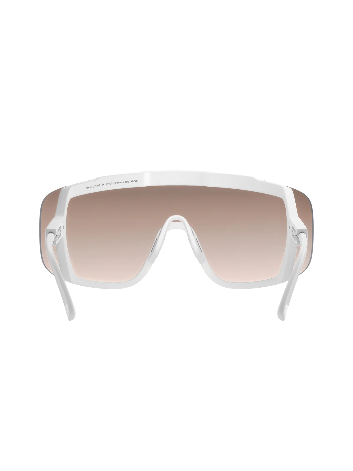 Okulary POC DEVOUR - Hydr. White - Clarity Trail Brown/Silver Mirror Cat 2 - Image 6