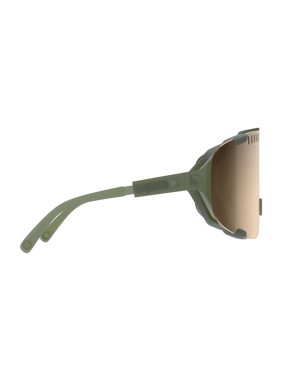 Okulary POC DEVOUR - Epid. Green Translucent | Brown/Silver Mirror Cat 2 - Image 3