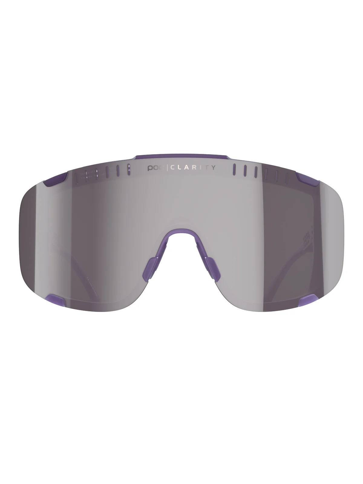 Okulary POC DEVOUR - Sap. Purple Translucent - Clarity ROAD | Violet/Silver Mirror Cat 3 - Image 2