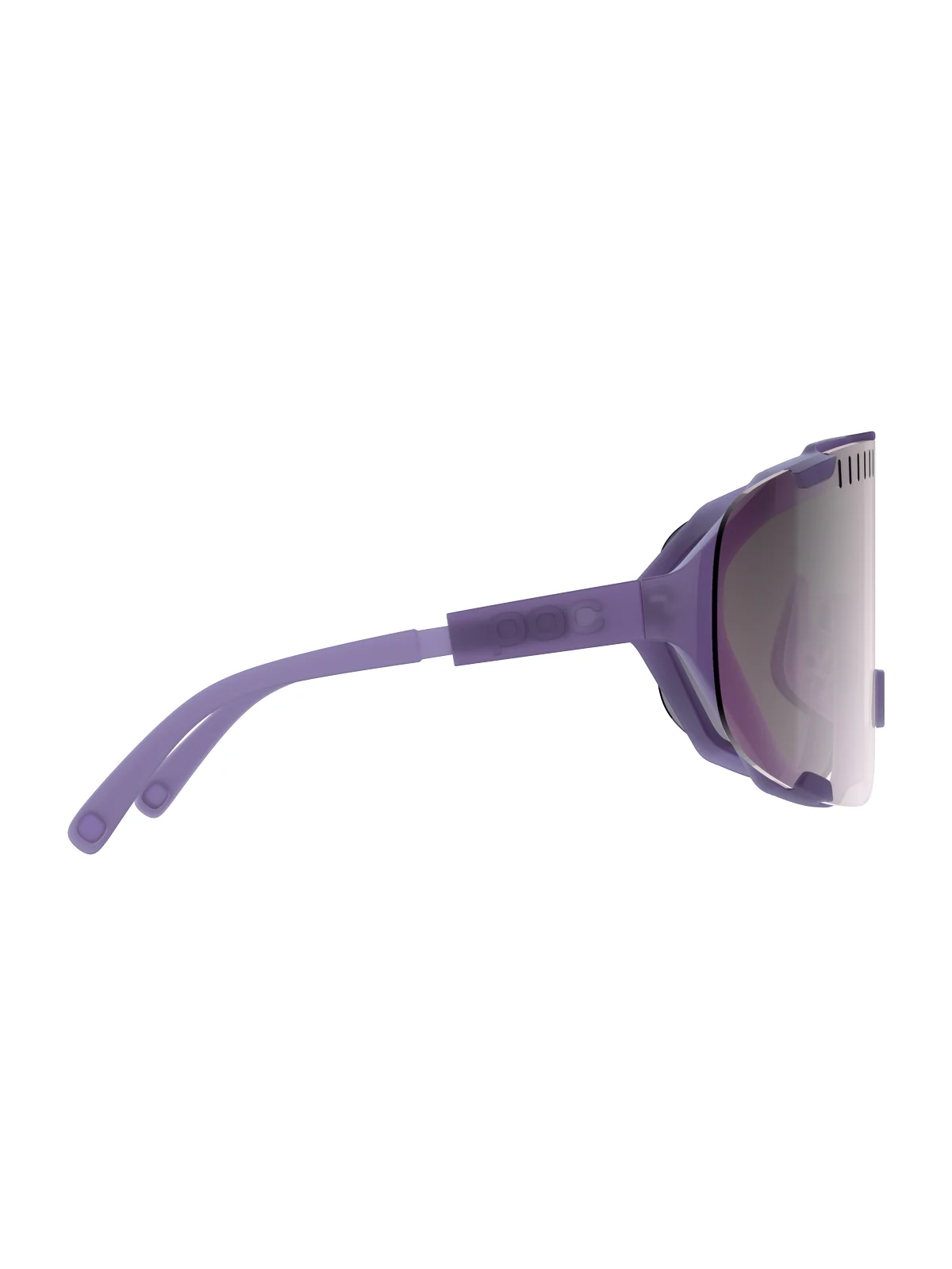 Okulary POC DEVOUR - Sap. Purple Translucent - Clarity ROAD | Violet/Silver Mirror Cat 3 - Image 3