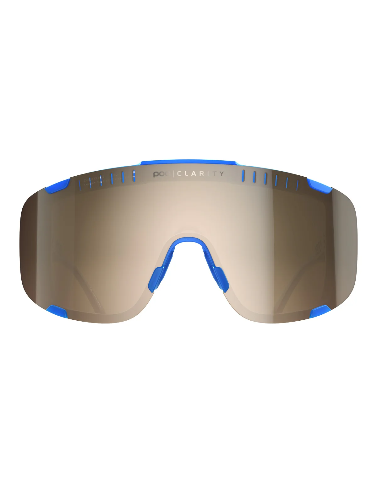 Okulary POC DEVOUR - Opal Blue Translucent - Clarity Trail | Brown/Silver Mirror Cat 2 - Image 2