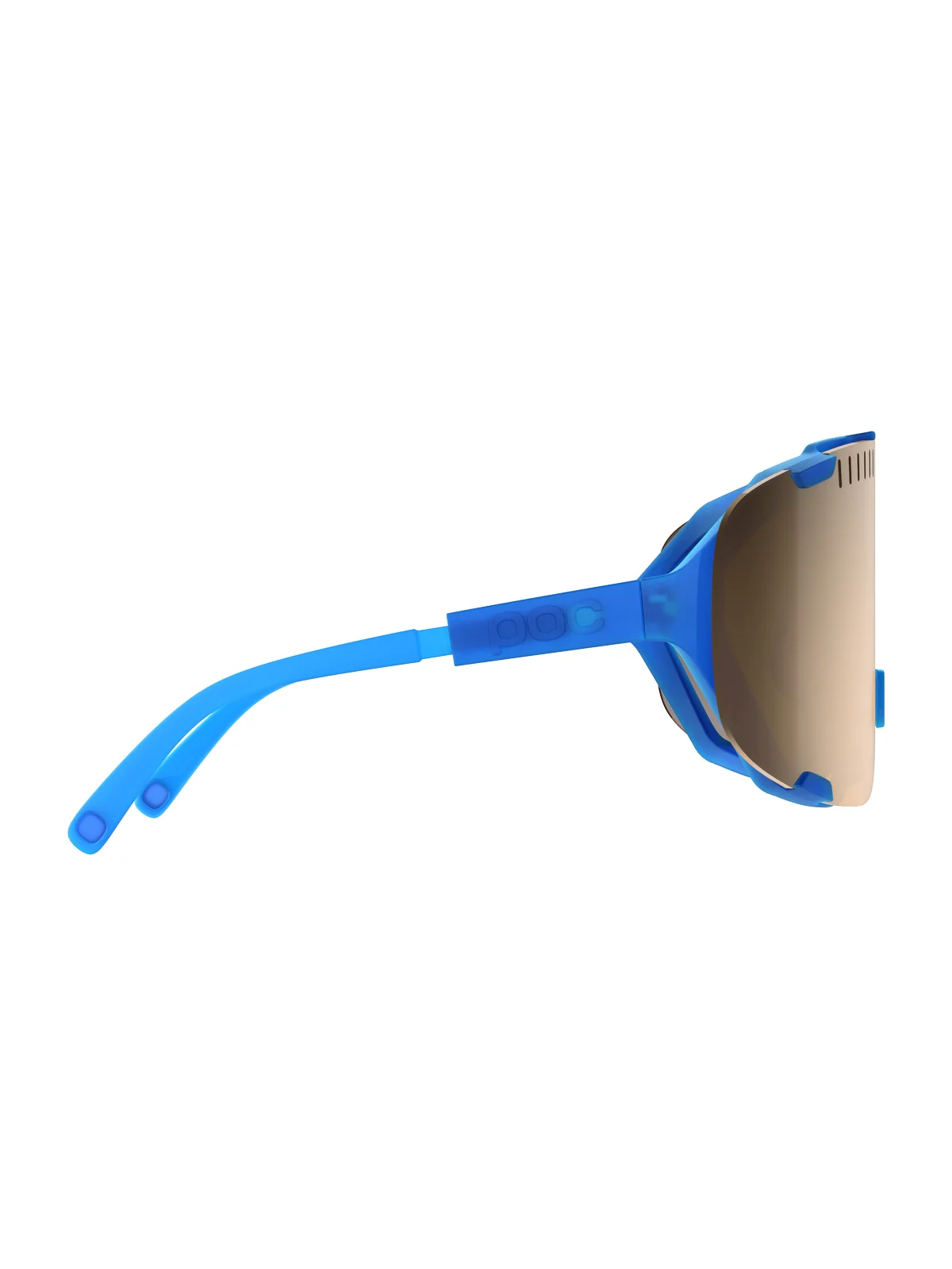 Okulary POC DEVOUR - Opal Blue Translucent - Clarity Trail | Brown/Silver Mirror Cat 2 - Image 3