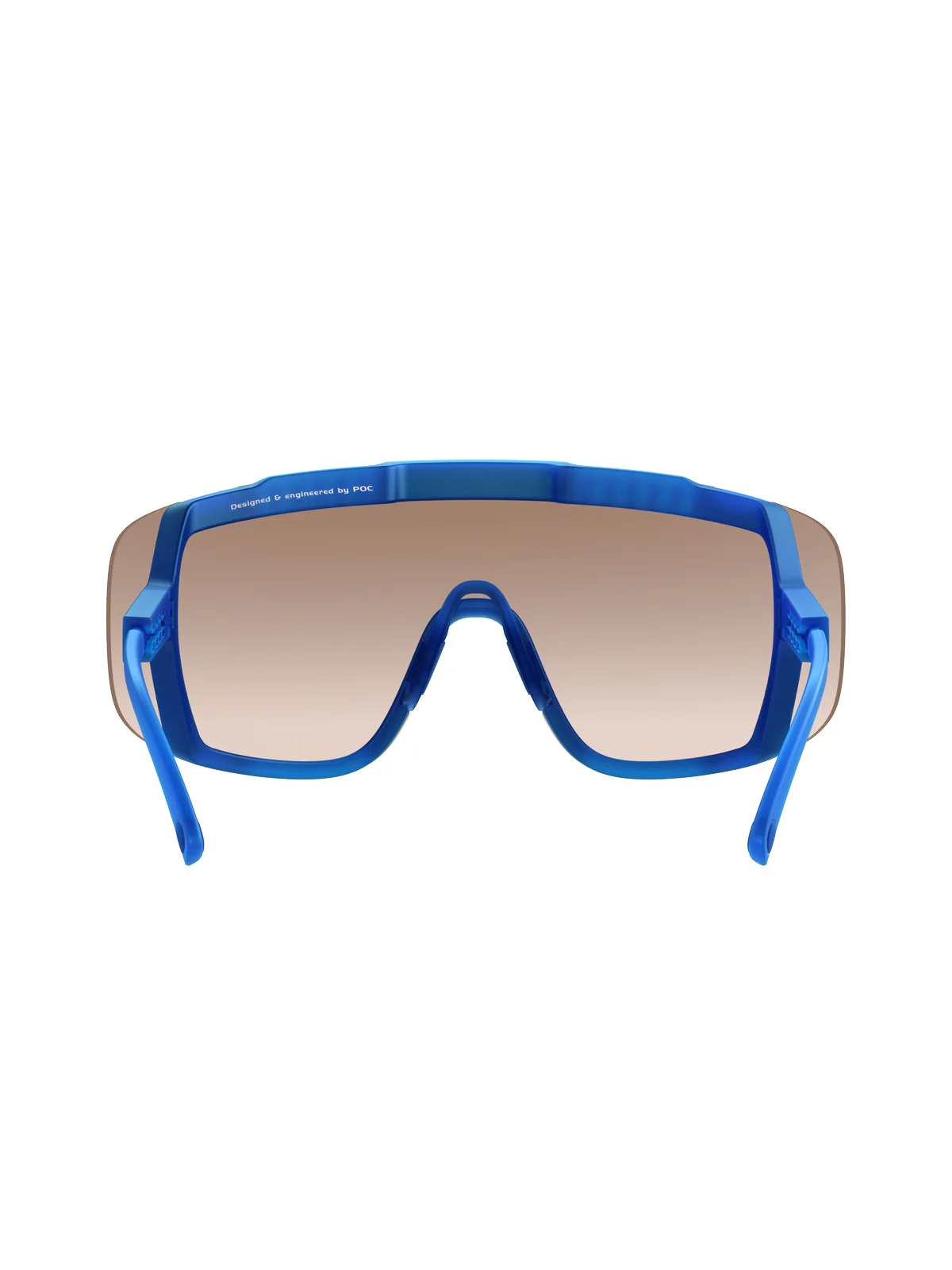 Okulary POC DEVOUR - Opal Blue Translucent - Clarity Trail | Brown/Silver Mirror Cat 2 - Image 4