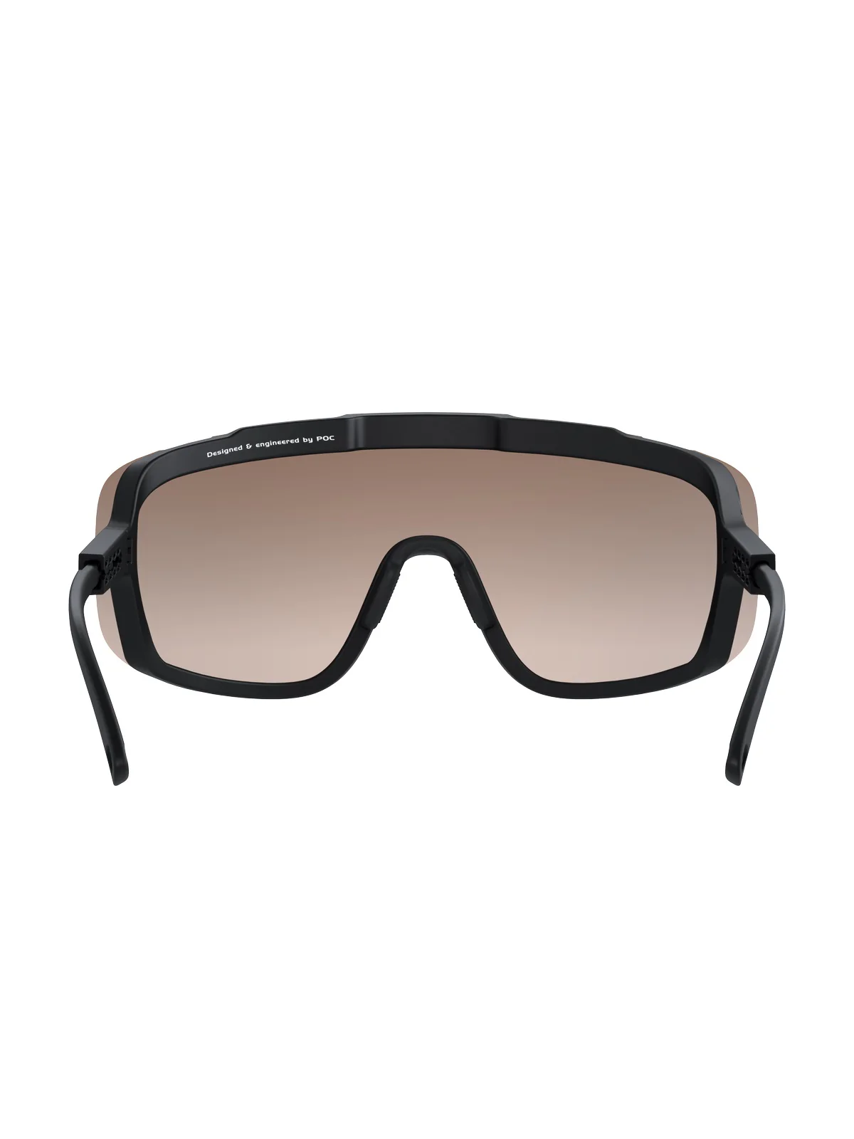 Okulary rowerowe POC Devour Wide Fit - Ur. Black | Clarity Trail/Partly Sunny Silver Cat 2 - Image 4