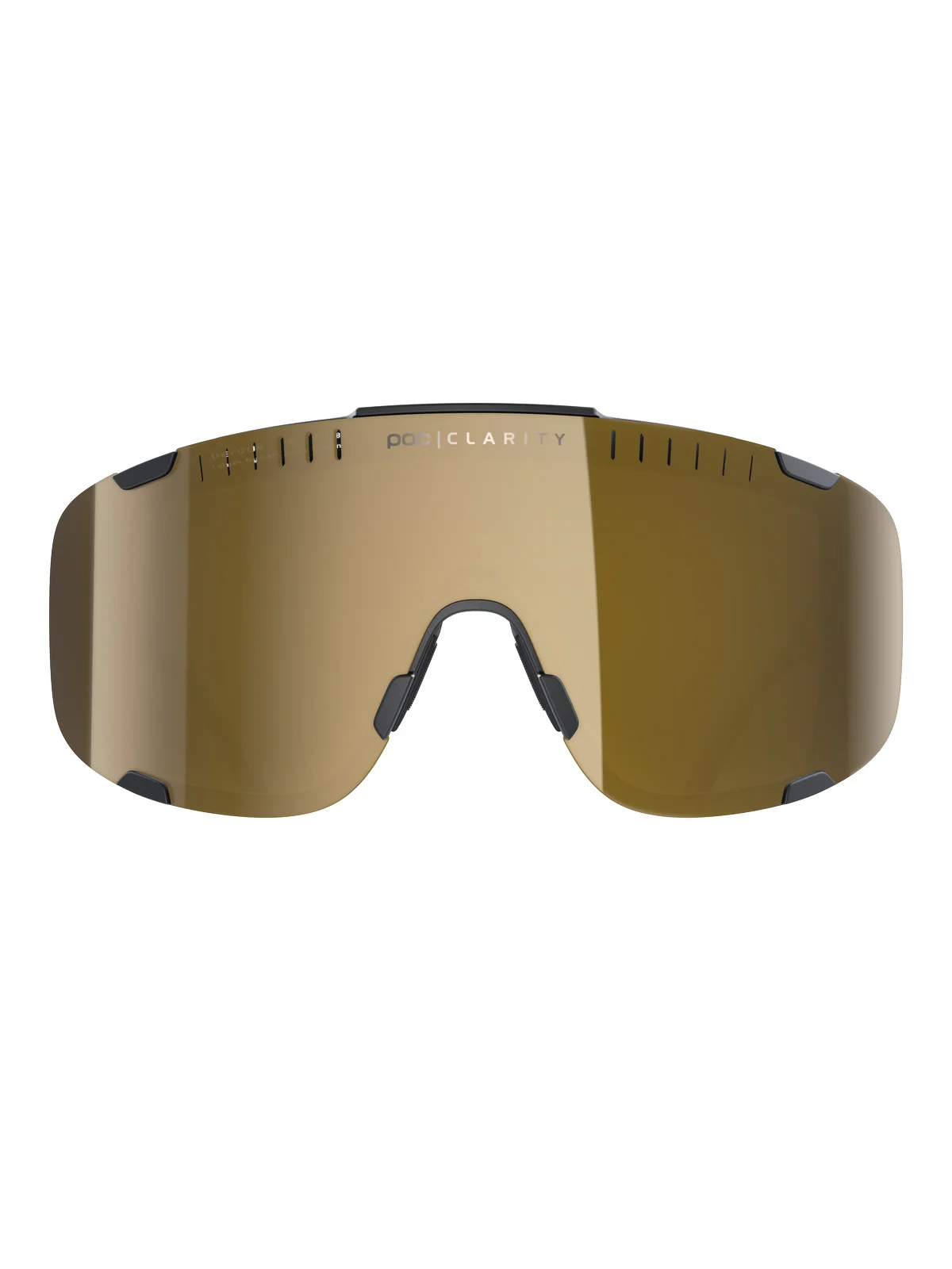 Okulary rowerowe POC Devour Wide Fit - Ur. Black | Clarity Road/Partly Sunny Gold Cat 2 - Image 3