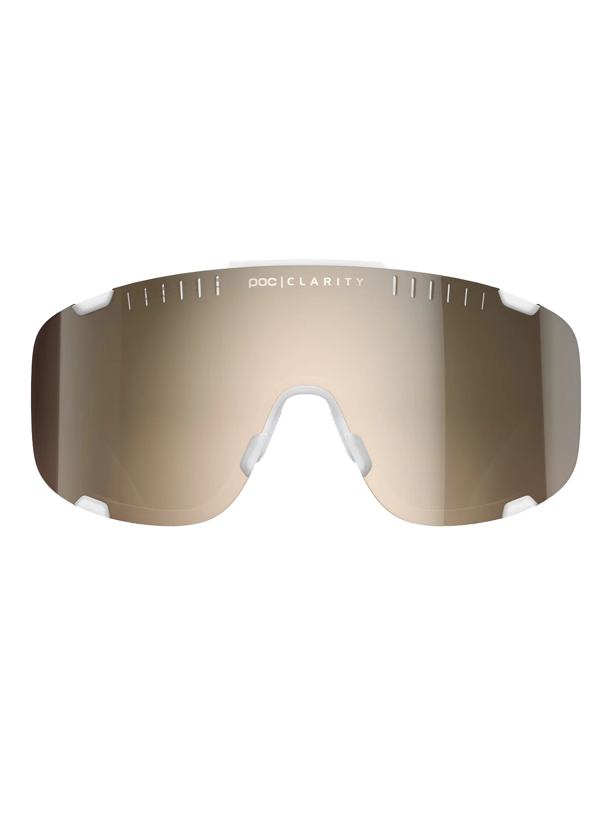 Okulary rowerowe POC Devour Wide Fit - Trans. Crystal | Clarity Trail/Partly Sunny Silver Cat 2 - Image 3