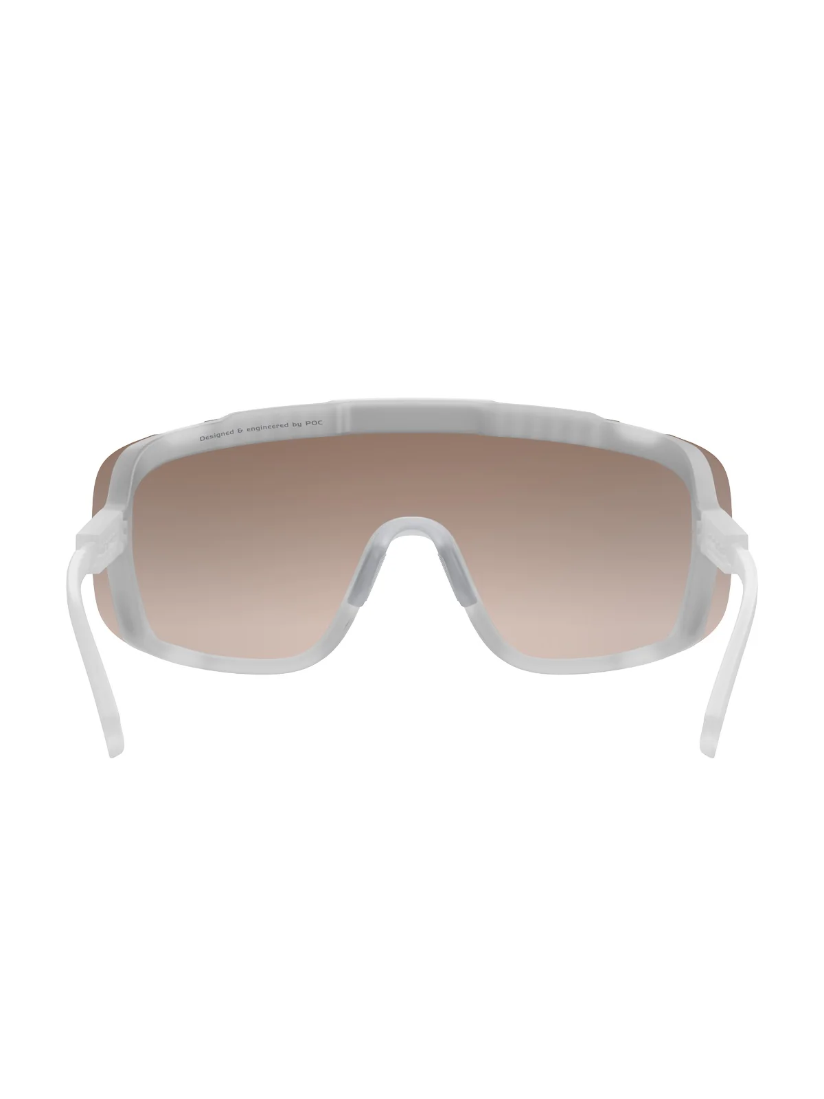 Okulary rowerowe POC Devour Wide Fit - Trans. Crystal | Clarity Trail/Partly Sunny Silver Cat 2 - Image 4