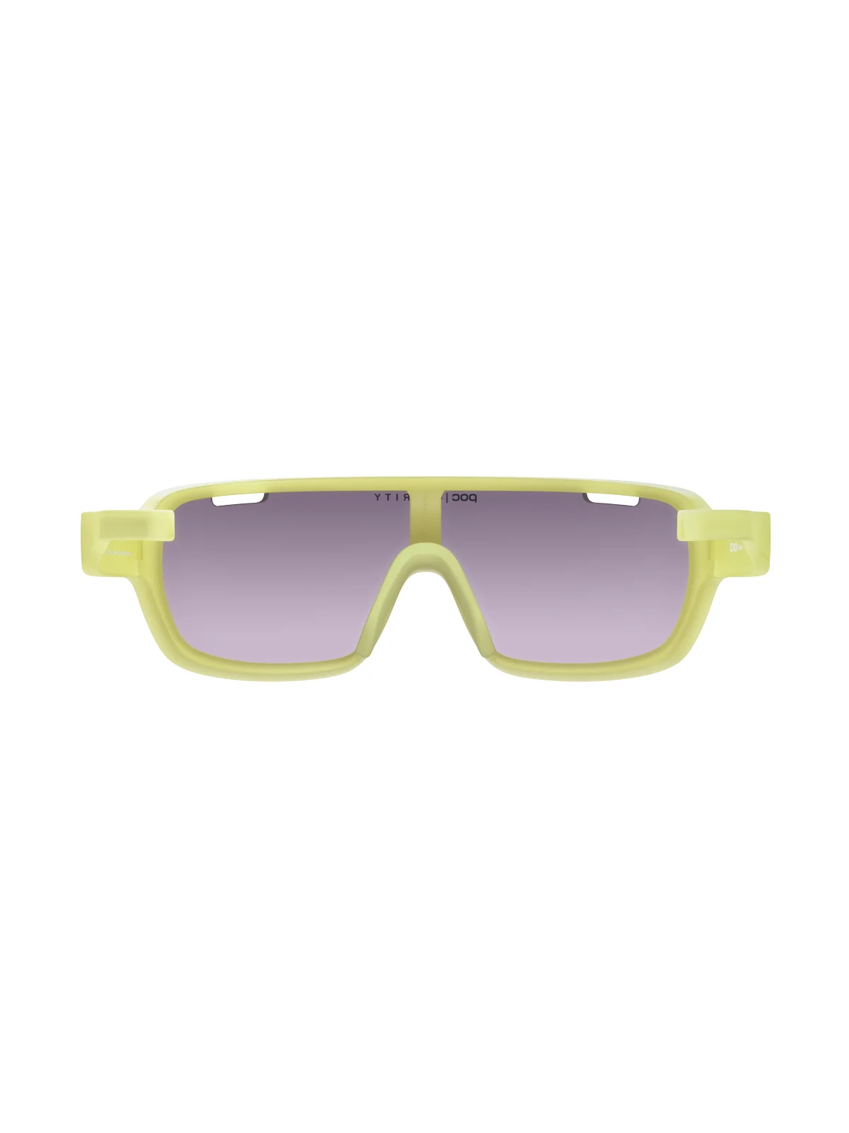 Okulary POC DO BLADE - Lemon Calcite Translucent - Clarity ROAD | Violet Silver Mirror Cat 3 - Image 6