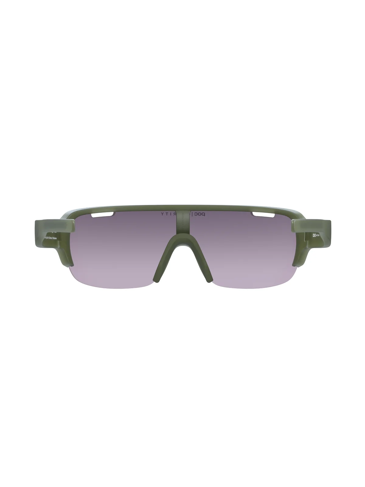 Okulary POC DO HALF BLADE - Epid. Green Translucent - Clarity ROAD Violet/Silver Mirror Cat 3 - Image 6