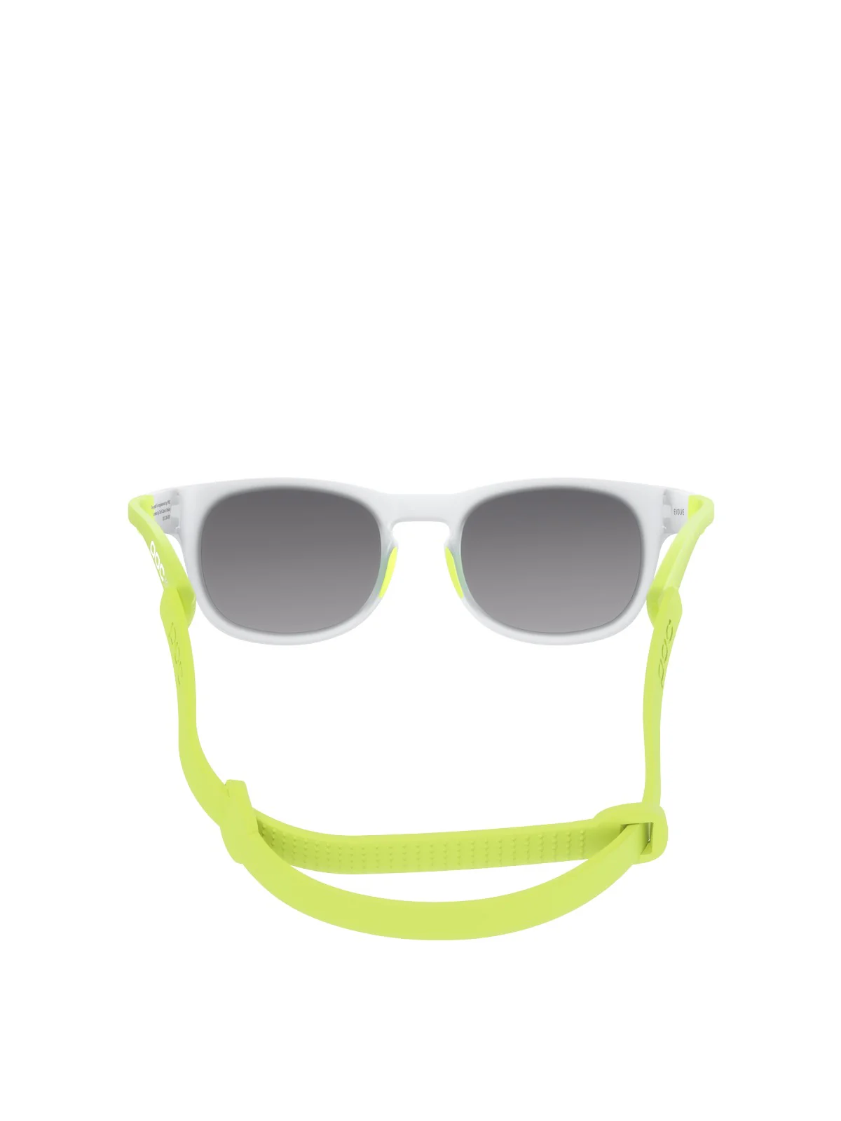 Okulary juniorskie POC EVOLVE - Transp. Crystal/Fluo. Limegreen - Equalizer Grey Cat 3 - Image 5
