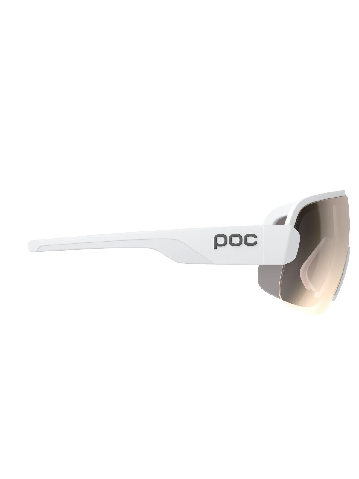 Okulary rowerowe POC Aim - Hyd. White/Clarity Trail /Partly Sunny Silver - Image 4