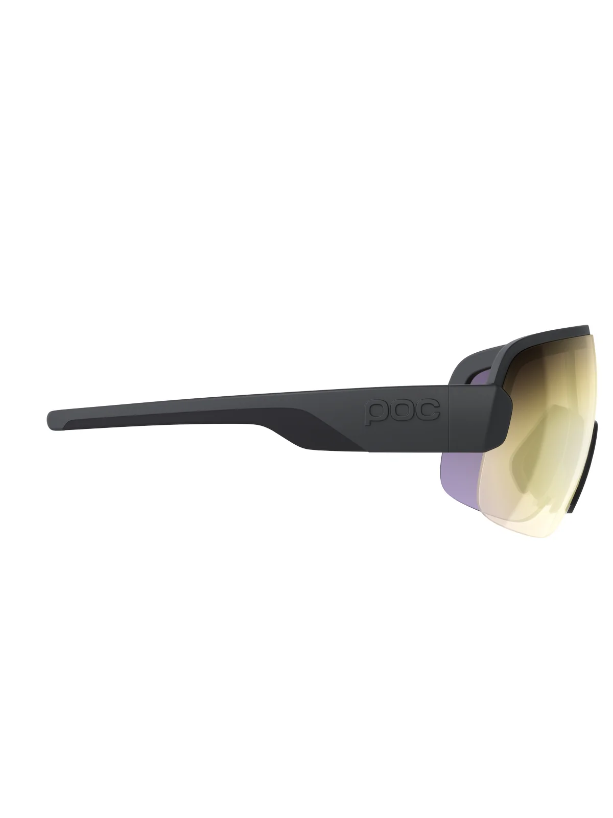 Okulary rowerowe POC AIM - Ur. Black/Clarity Road/Partly Sunny Gold Cat.2 - Image 2