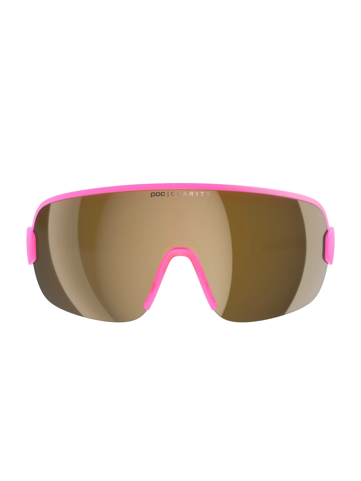 Okulary rowerowe POC Aim - Fluo. Pink/Ur. Black Transl. - Clarity Road Gold Mirror cat.3 - Image 2