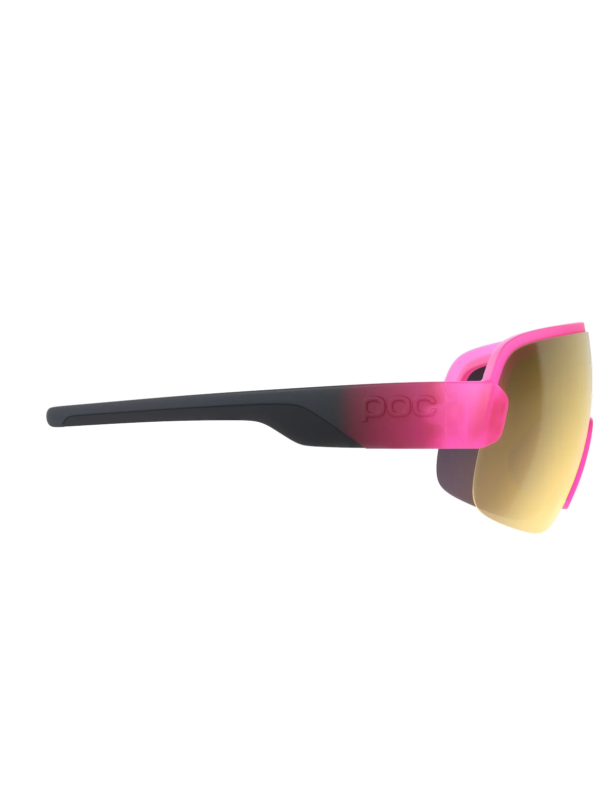 Okulary rowerowe POC Aim - Fluo. Pink/Ur. Black Transl. - Clarity Road Gold Mirror cat.3 - Image 3