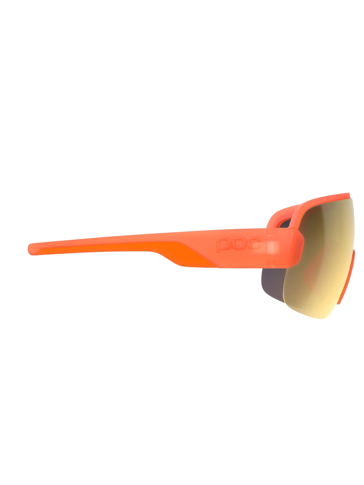 Okulary rowerowe POC Aim - Fluo. Orange Translucent/Clarity Road/Pt. Sunny Gold - Image 3