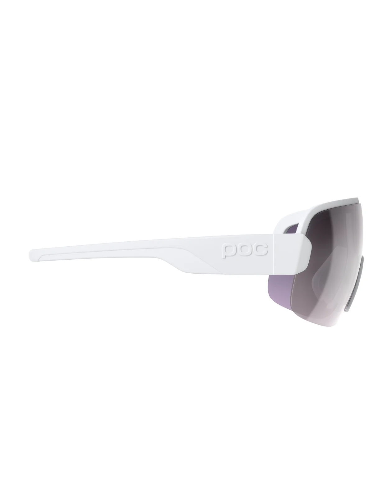 Okulary rowerowe POC AIM - Hyd. White/Clarity Road/Sunny Silver Cat.3 - Image 3